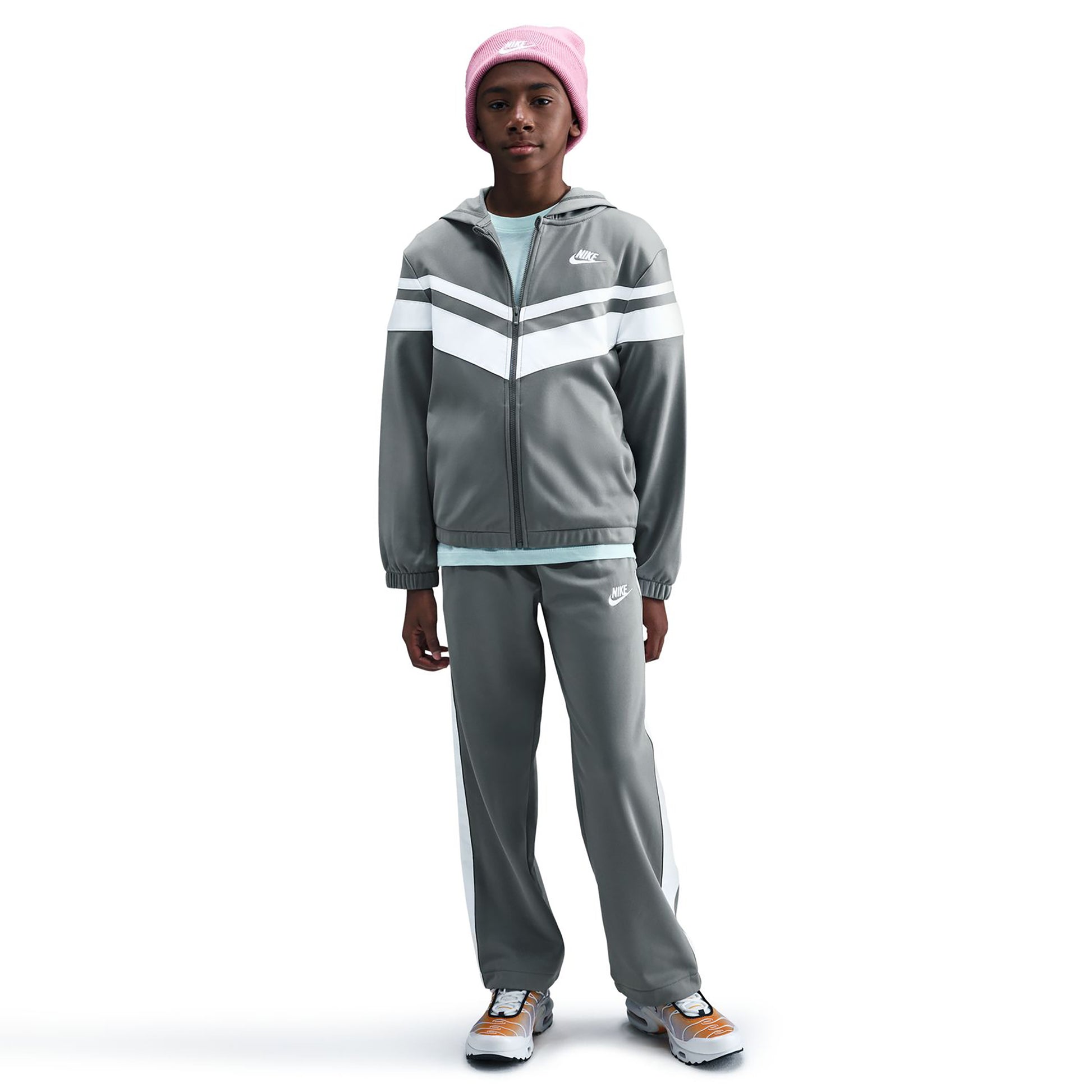 Nike Sportswear Dres Dzieci - szary, biały