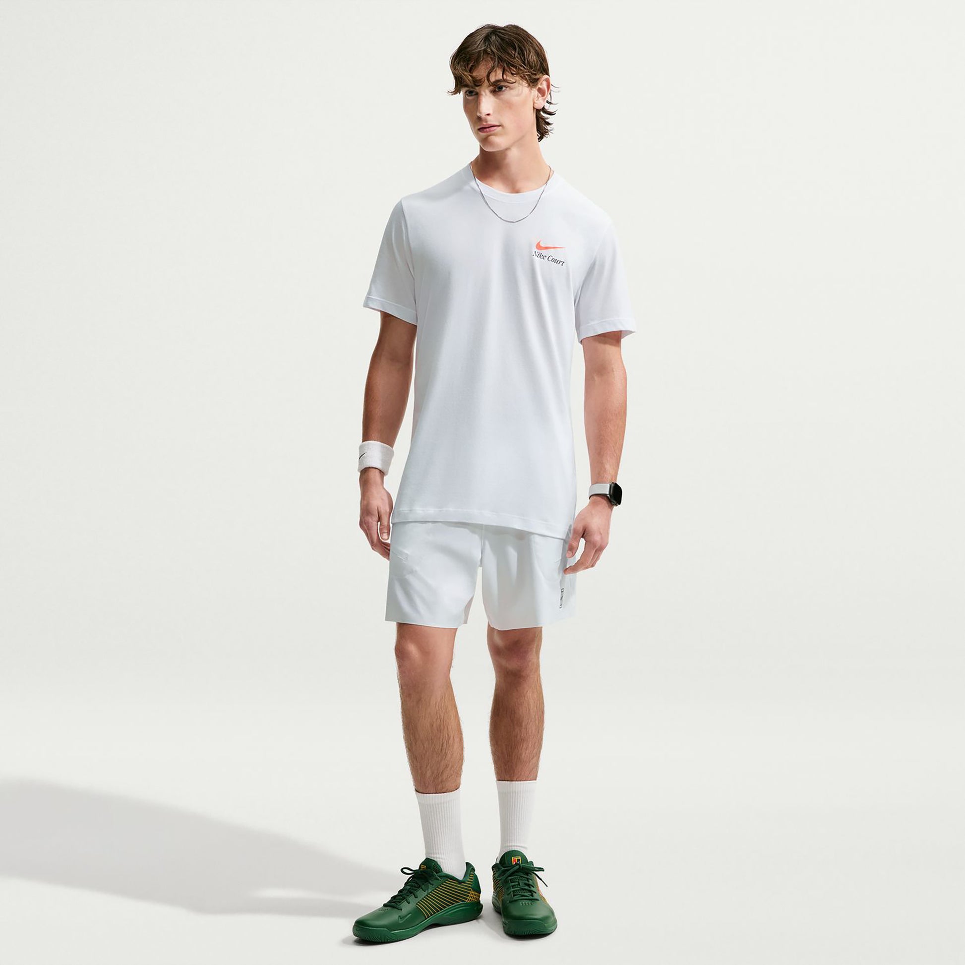 Nike Court Dri-Fit Koszulka Mężczyźni - biały