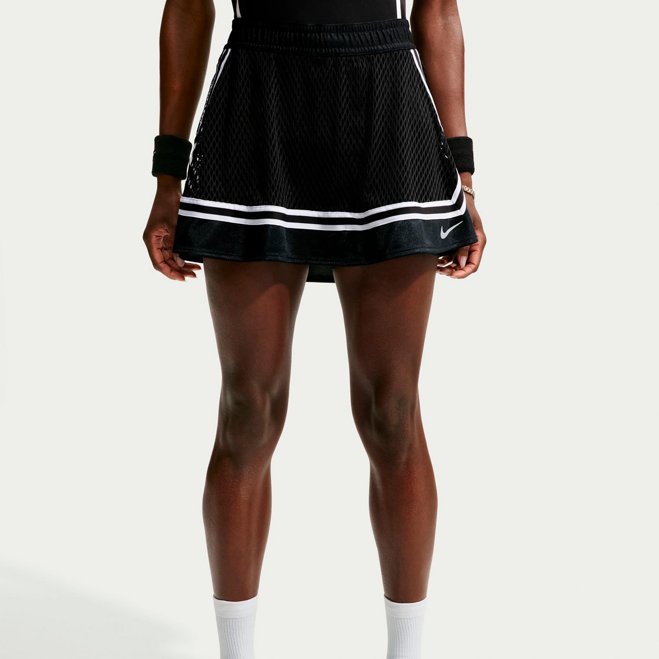 Nike Court Slam Spódnica Kobiety - czarny, biały