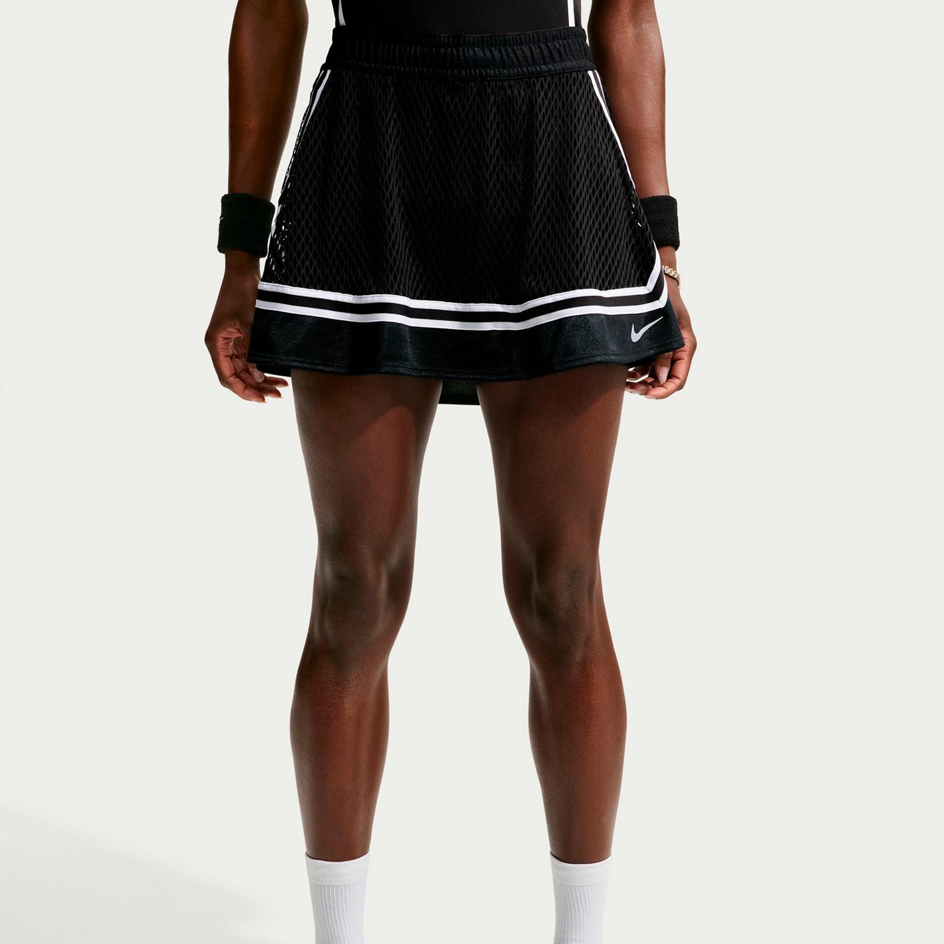 Nike Court Slam Spódnica Kobiety - czarny, biały