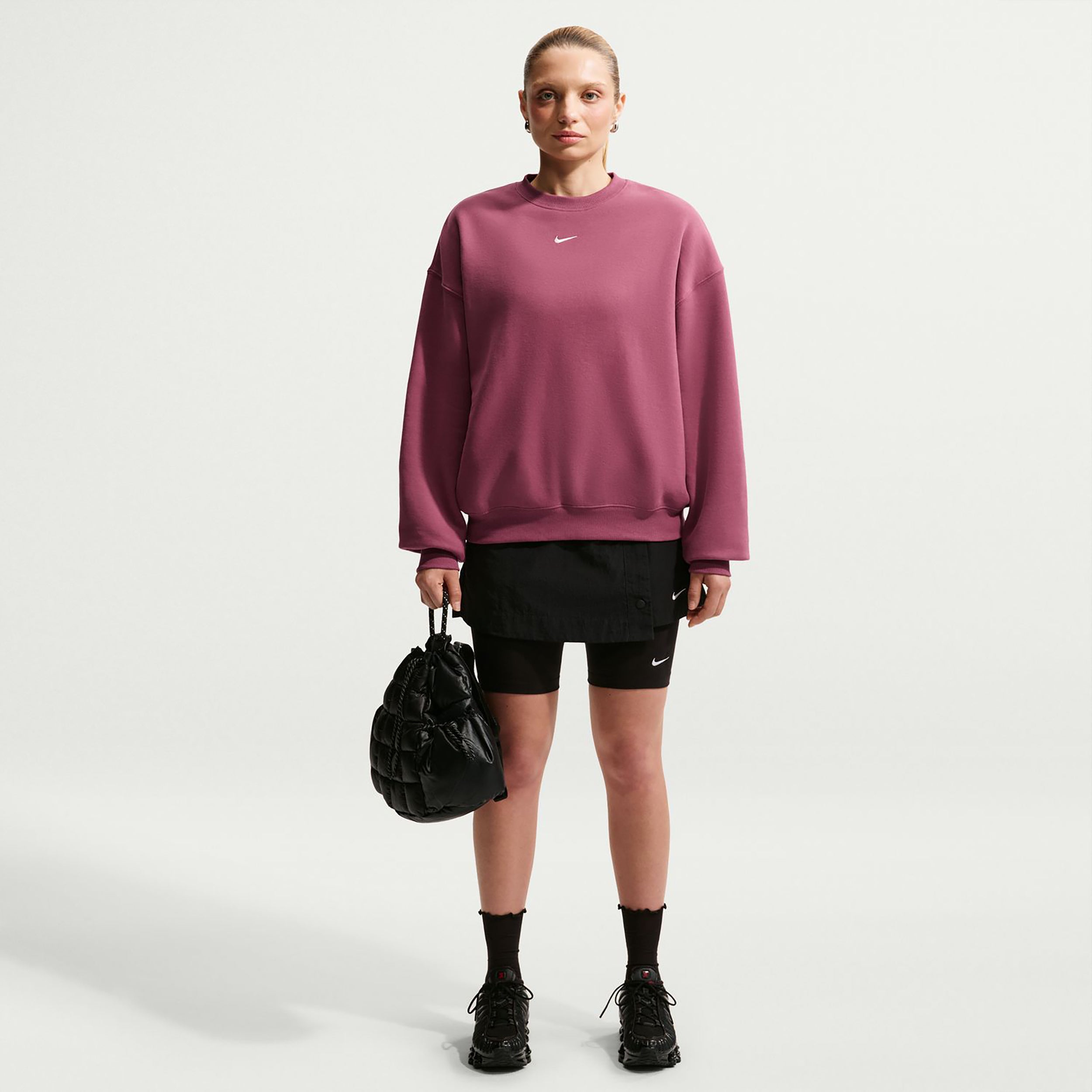 Nike Studio Fleece Bluza Kobiety - fiolet