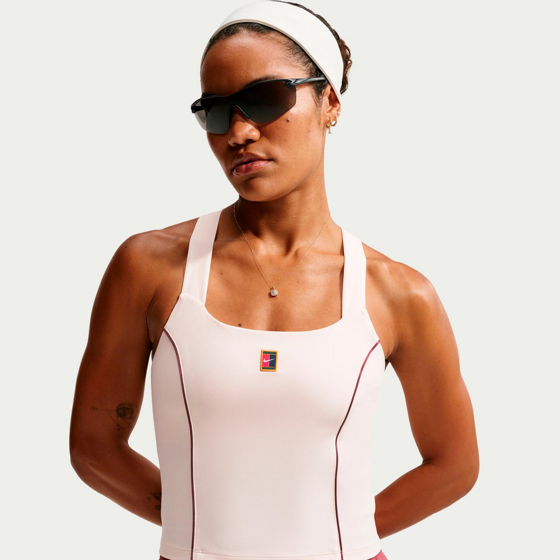 Nike Court Tank top Kobiety - złamana biel