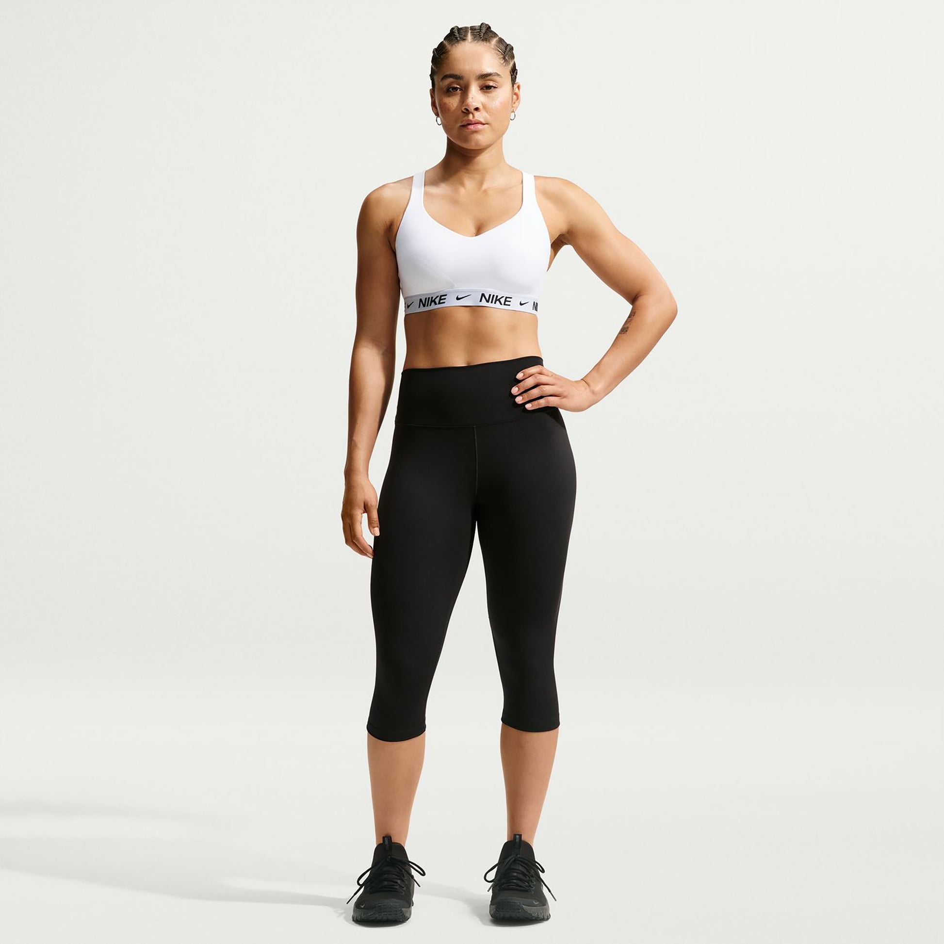 Nike Indy High Support Stanik sportowy Kobiety - biały