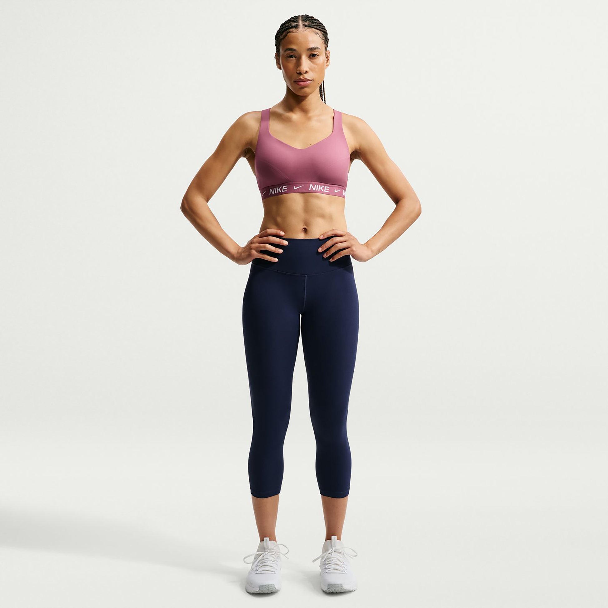 Nike Indy High Support Stanik sportowy Kobiety - fiolet
