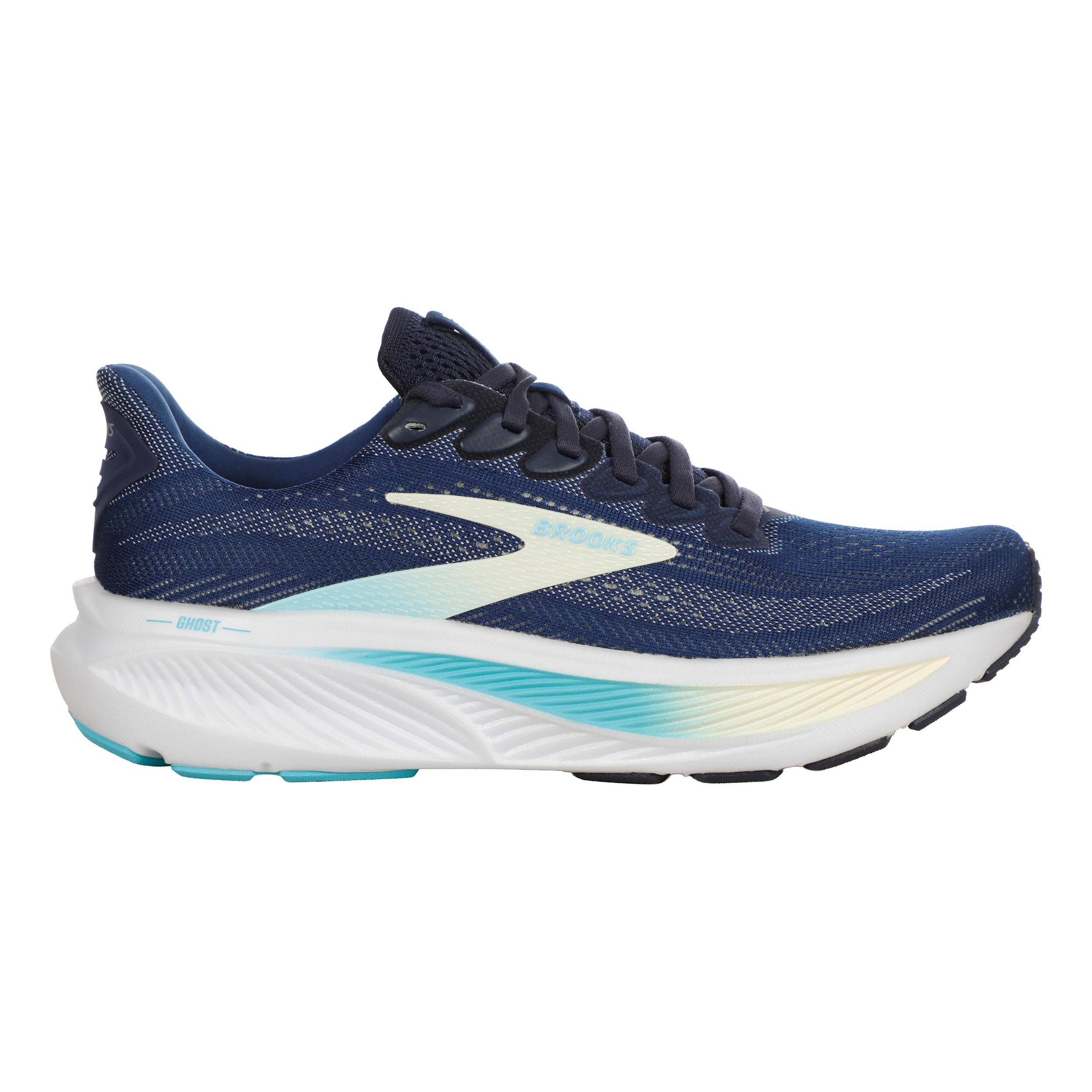 Brooks Ghost 17, schmal But neutralny Kobiety - ciemnoniebieski, turkus
