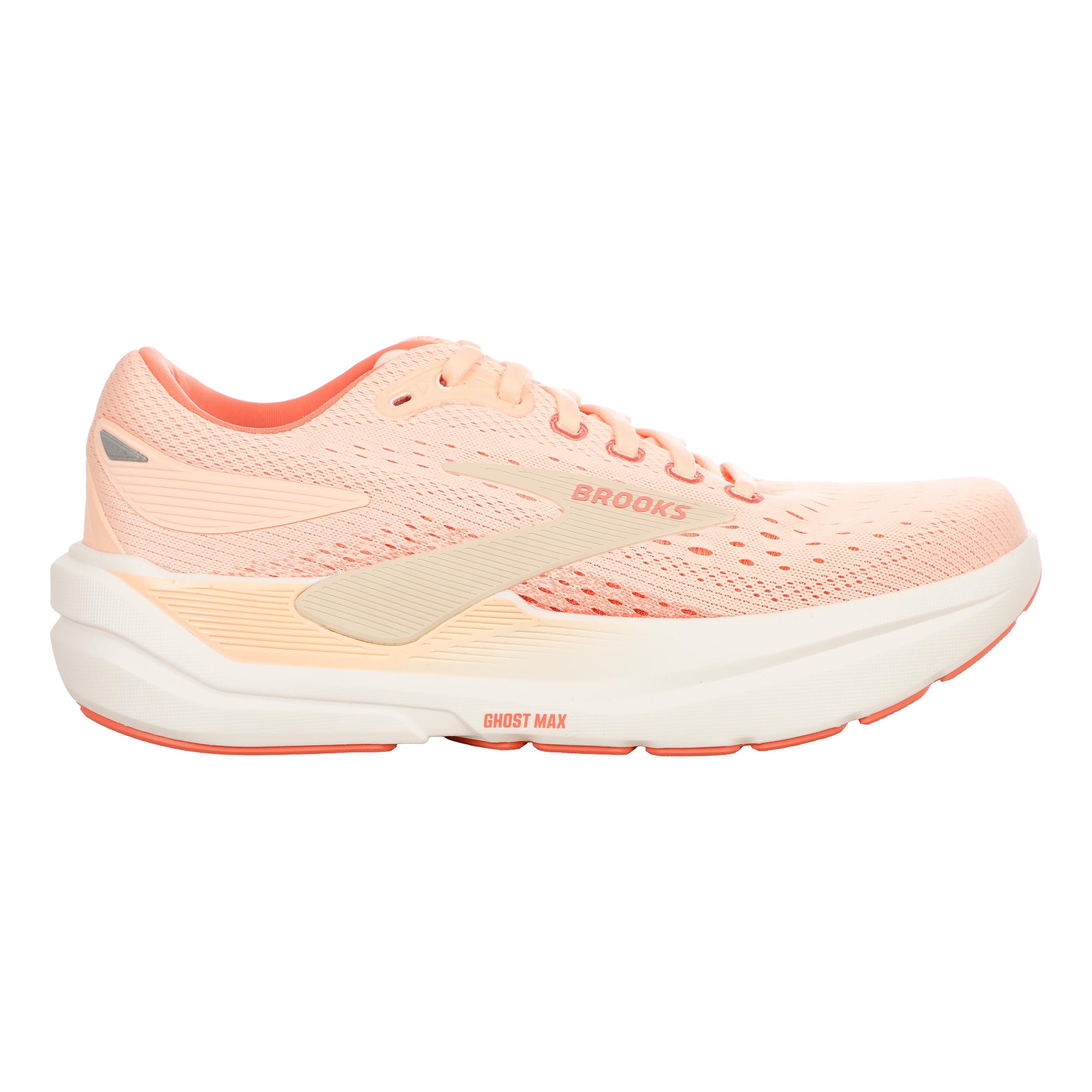 Brooks Ghost Max 3 But neutralny Kobiety - koral, beż