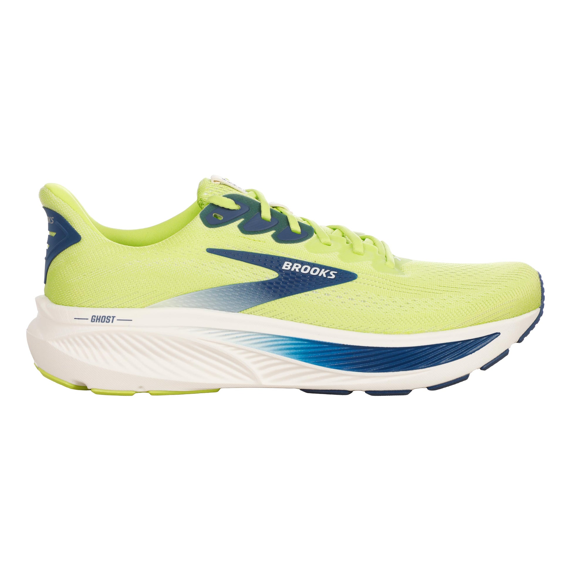 Brooks Ghost 17 But neutralny Mężczyźni - limonka, niebieski