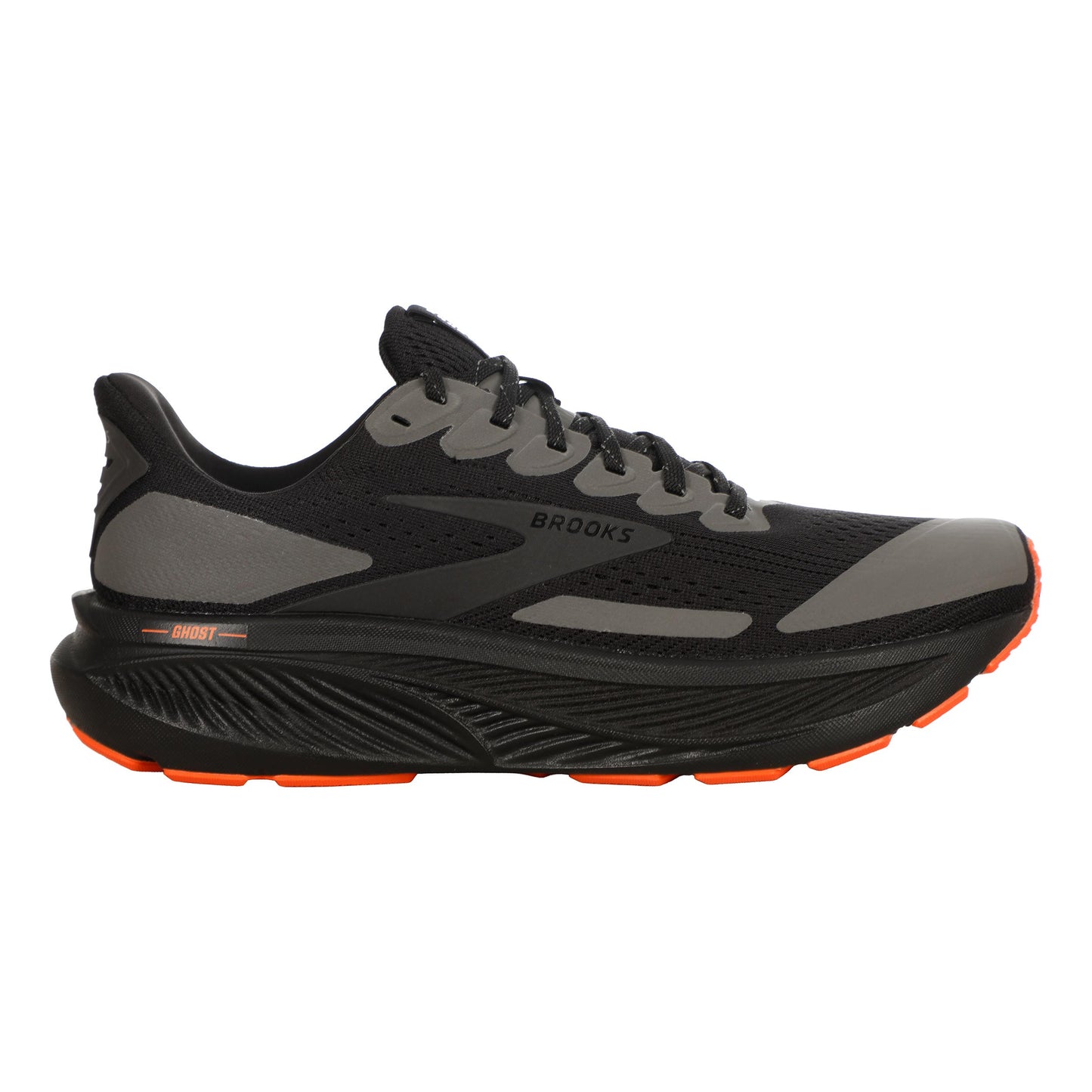 Brooks Ghost 17 But neutralny Mężczyźni - czarny, pomarańczowy