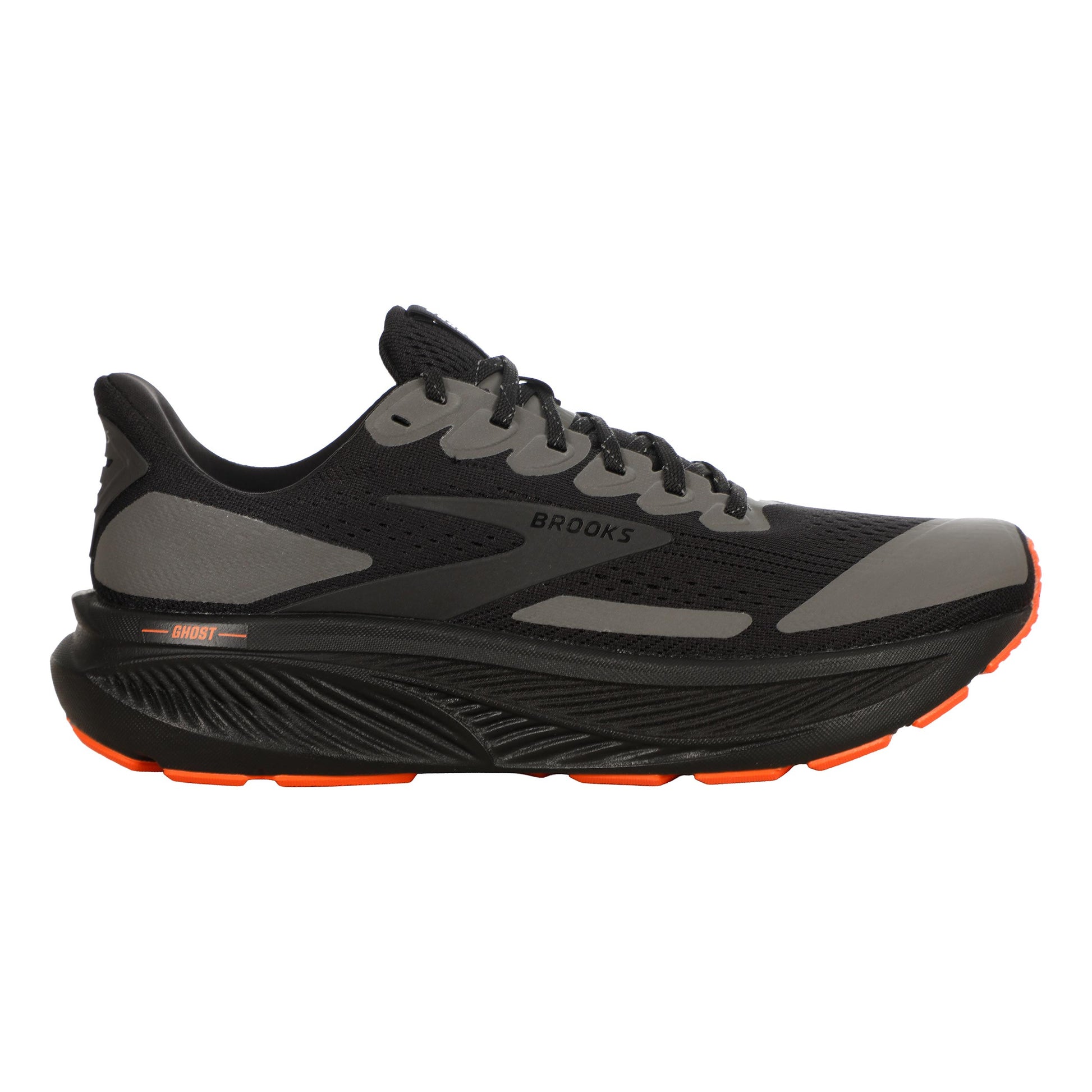 Brooks Ghost 17 But neutralny Mężczyźni - czarny, pomarańczowy