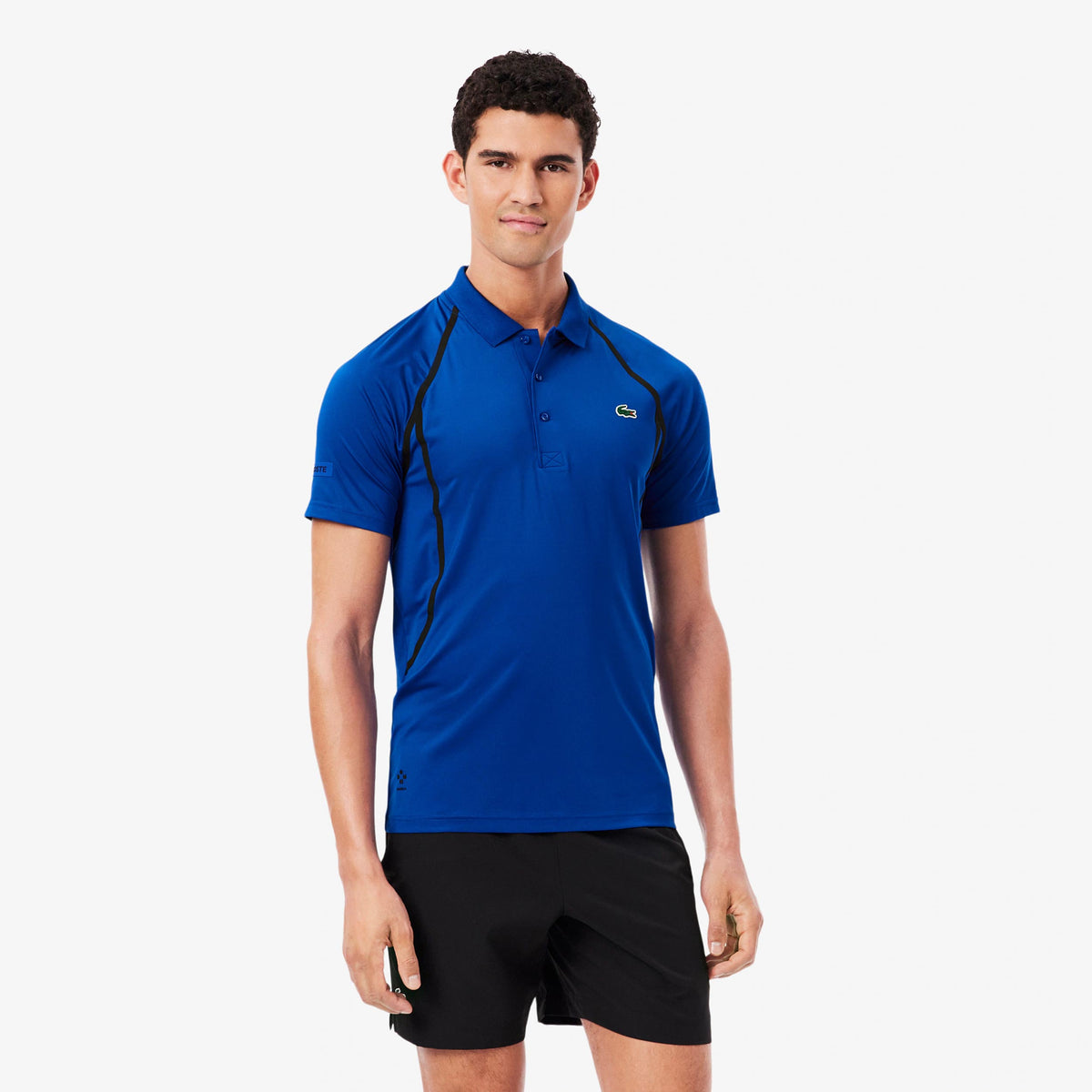 Lacoste Polo Mężczyźni - niebieski, czarny