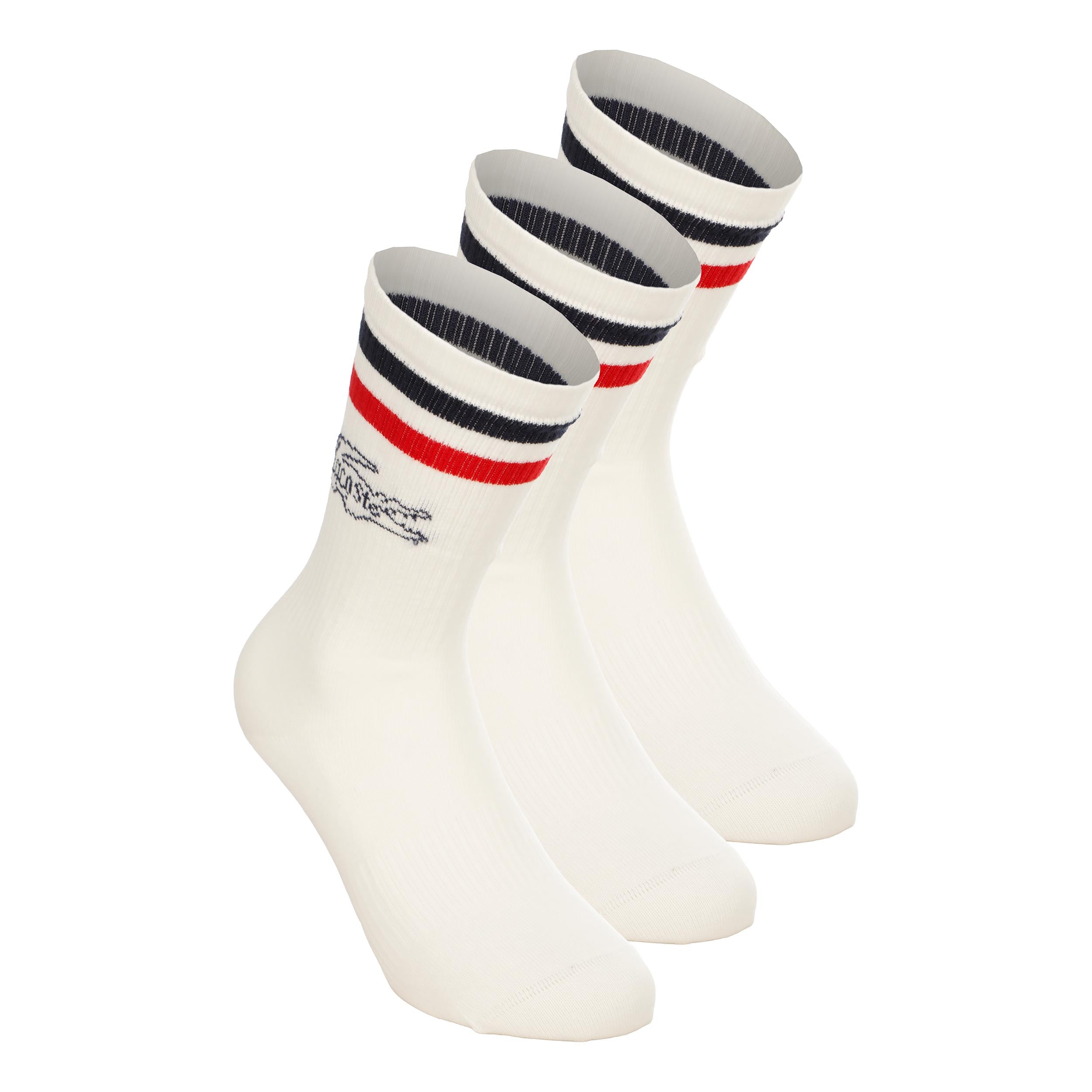 Lacoste French Skarpety tenisowe Unisex - biały, ciemnoniebieski
