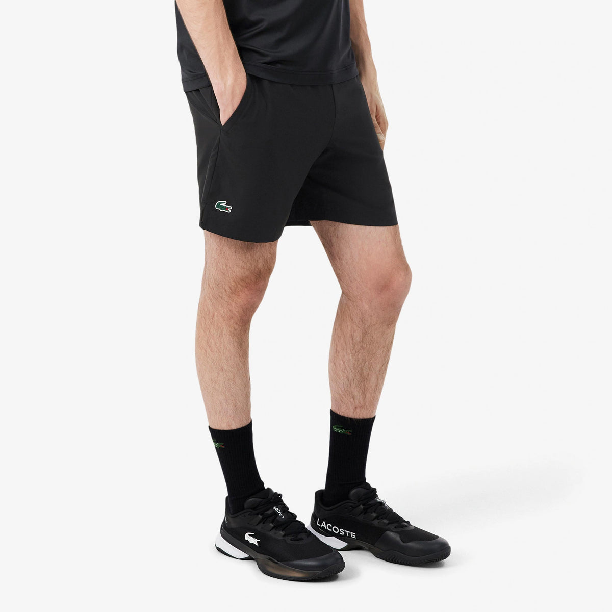 Lacoste Szorty Mężczyźni - czarny, biały