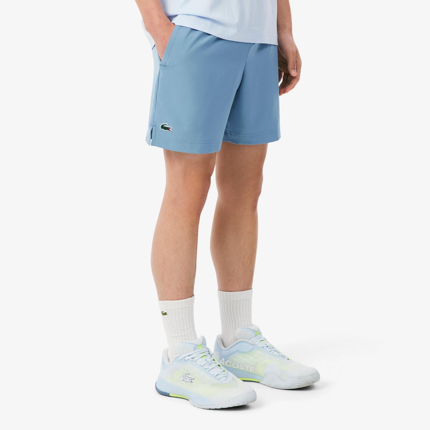 Lacoste Szorty Mężczyźni - niebiesko-szary