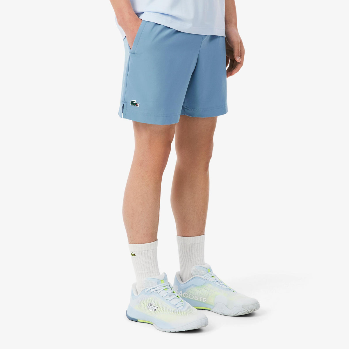 Lacoste Szorty Mężczyźni - niebiesko-szary