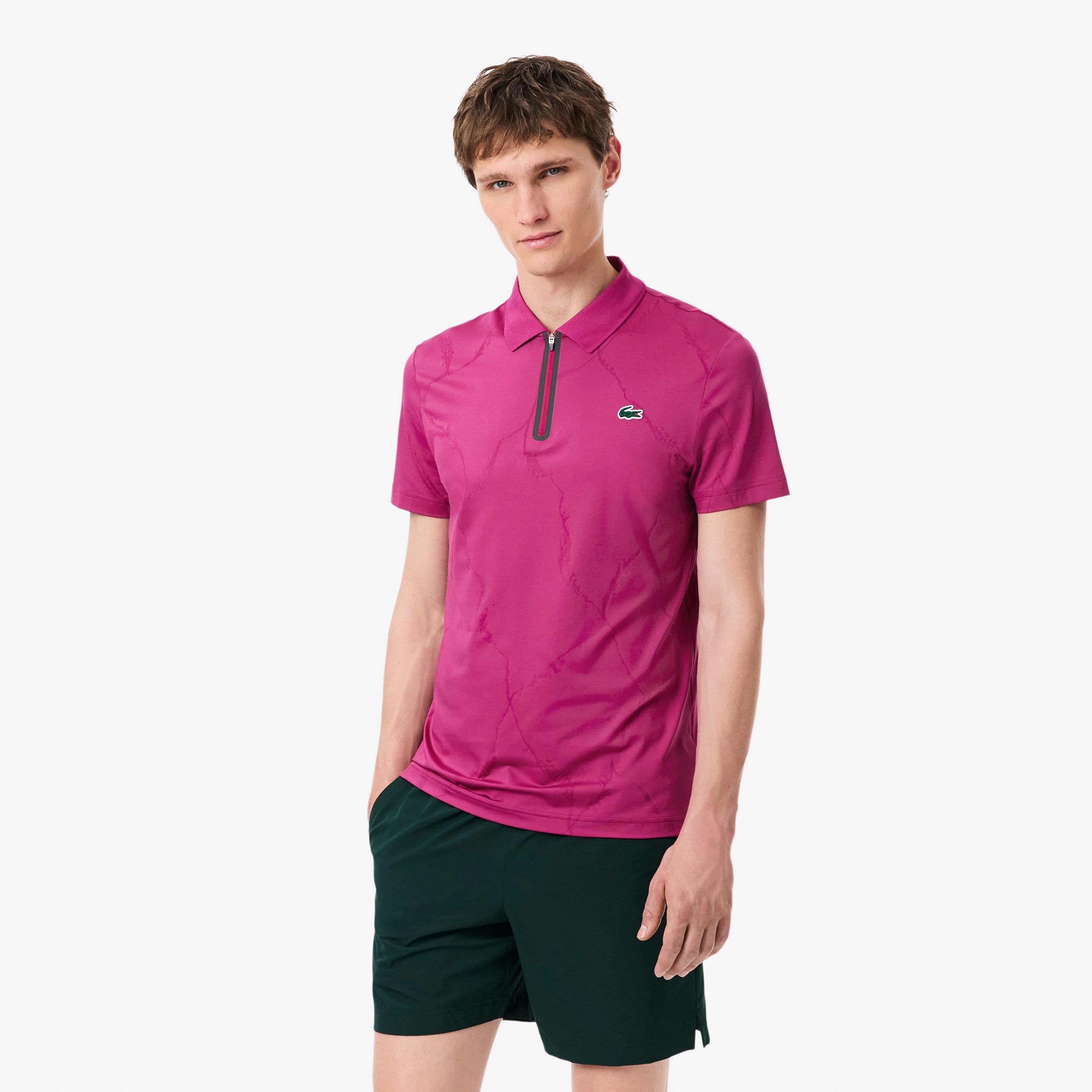 Lacoste Polo Mężczyźni - jagoda
