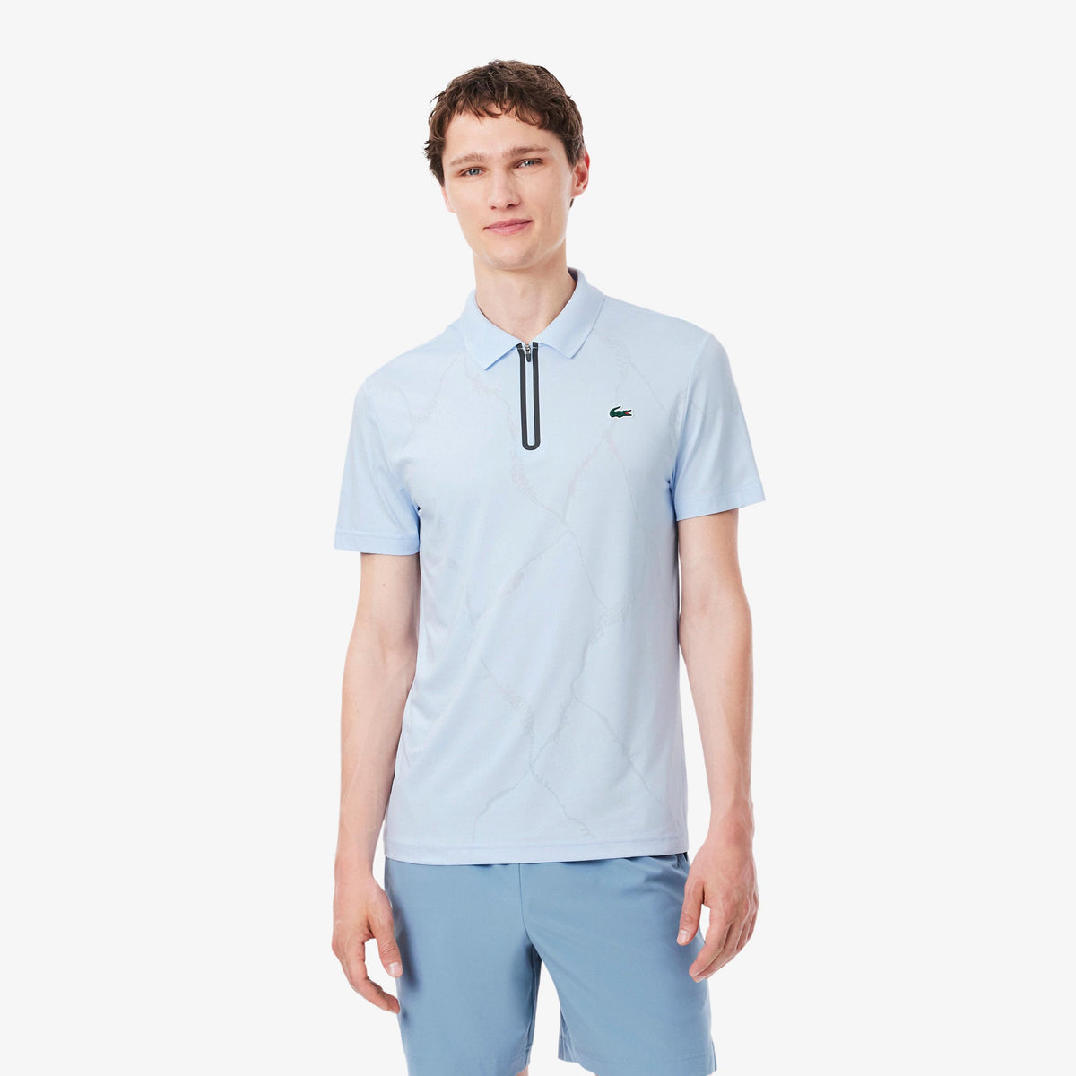 Lacoste Polo Mężczyźni - jasnoniebieski