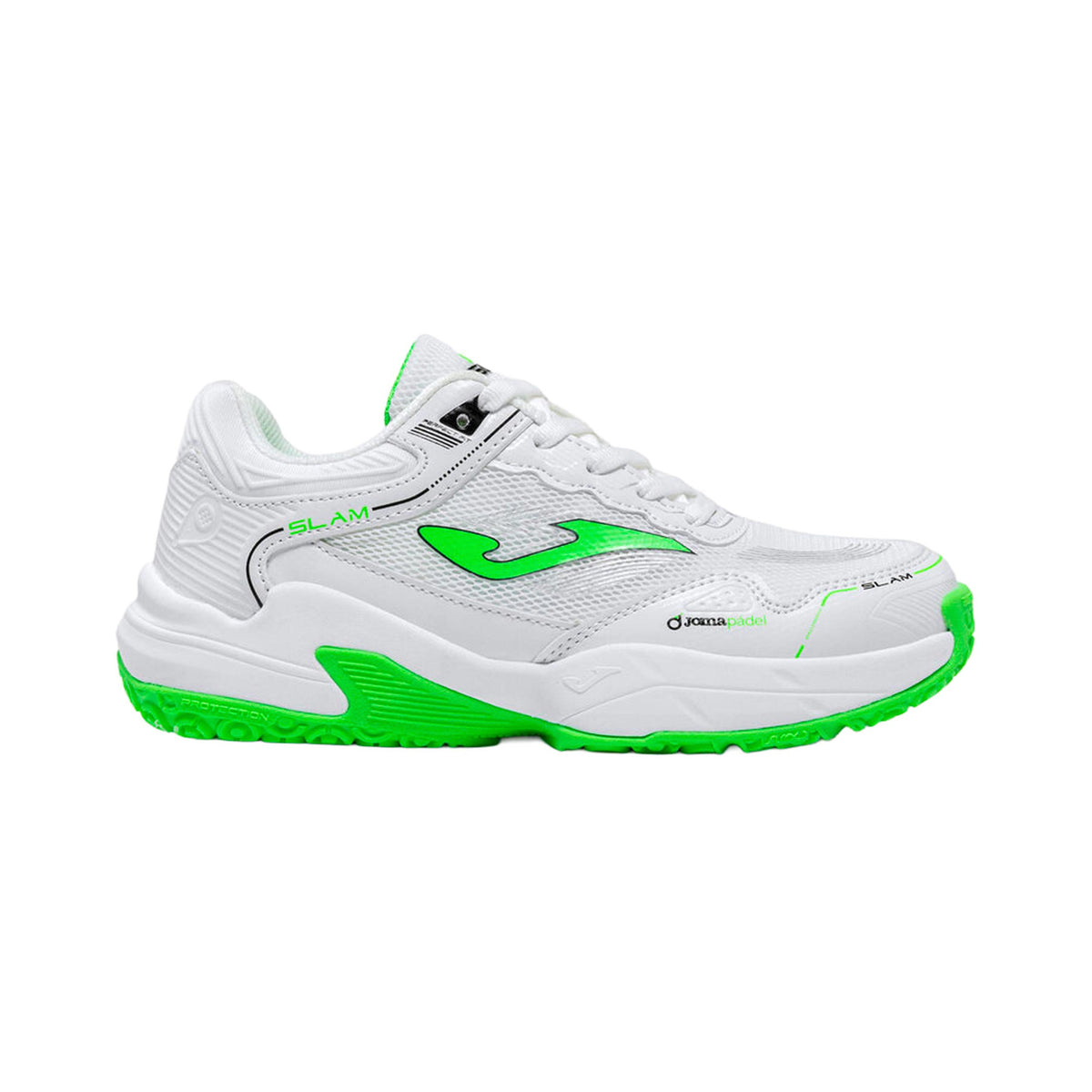 Joma Slam But do padla Dzieci - biały, neonowy zielony