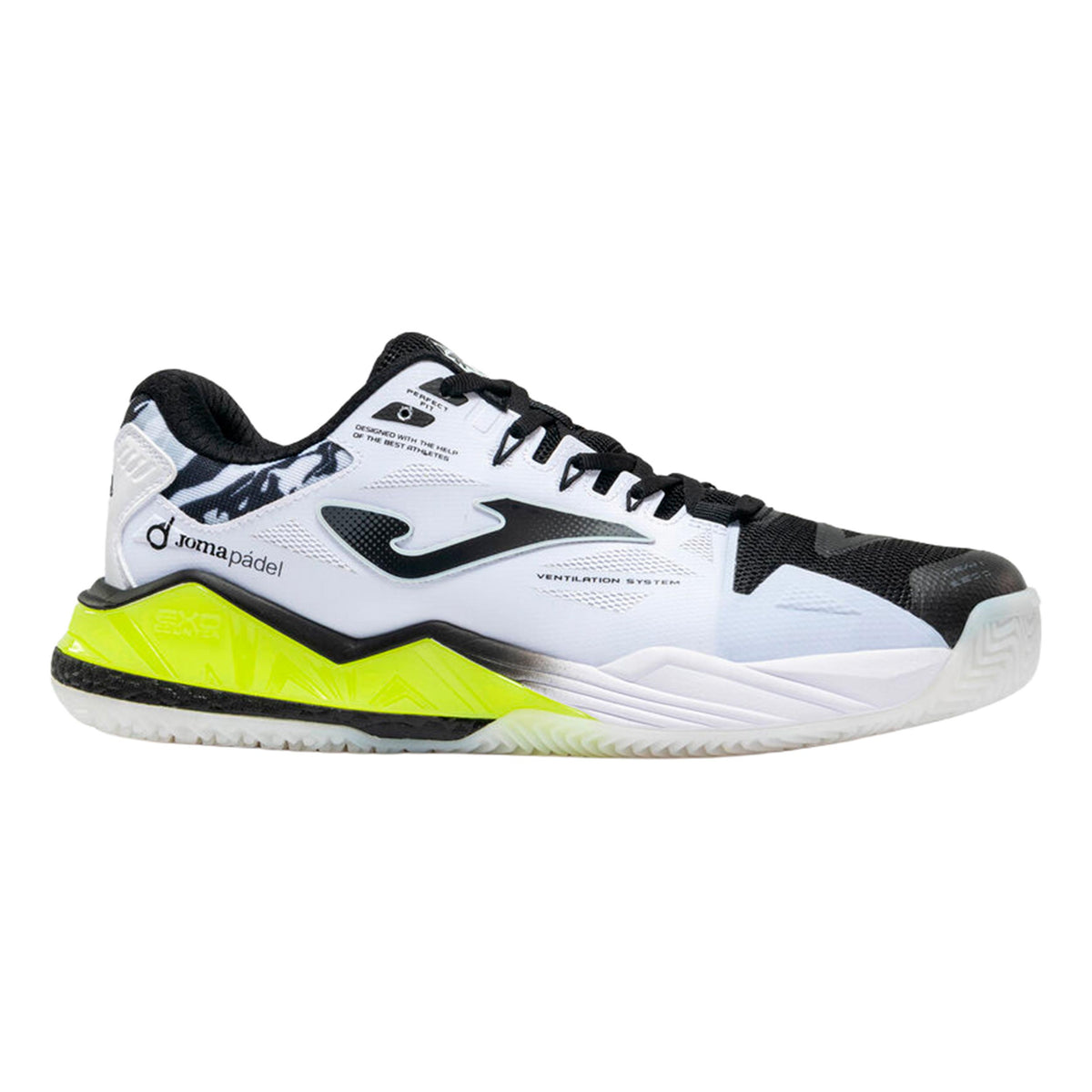 Joma Spin But do padla Mężczyźni - biały, neonowy żółty