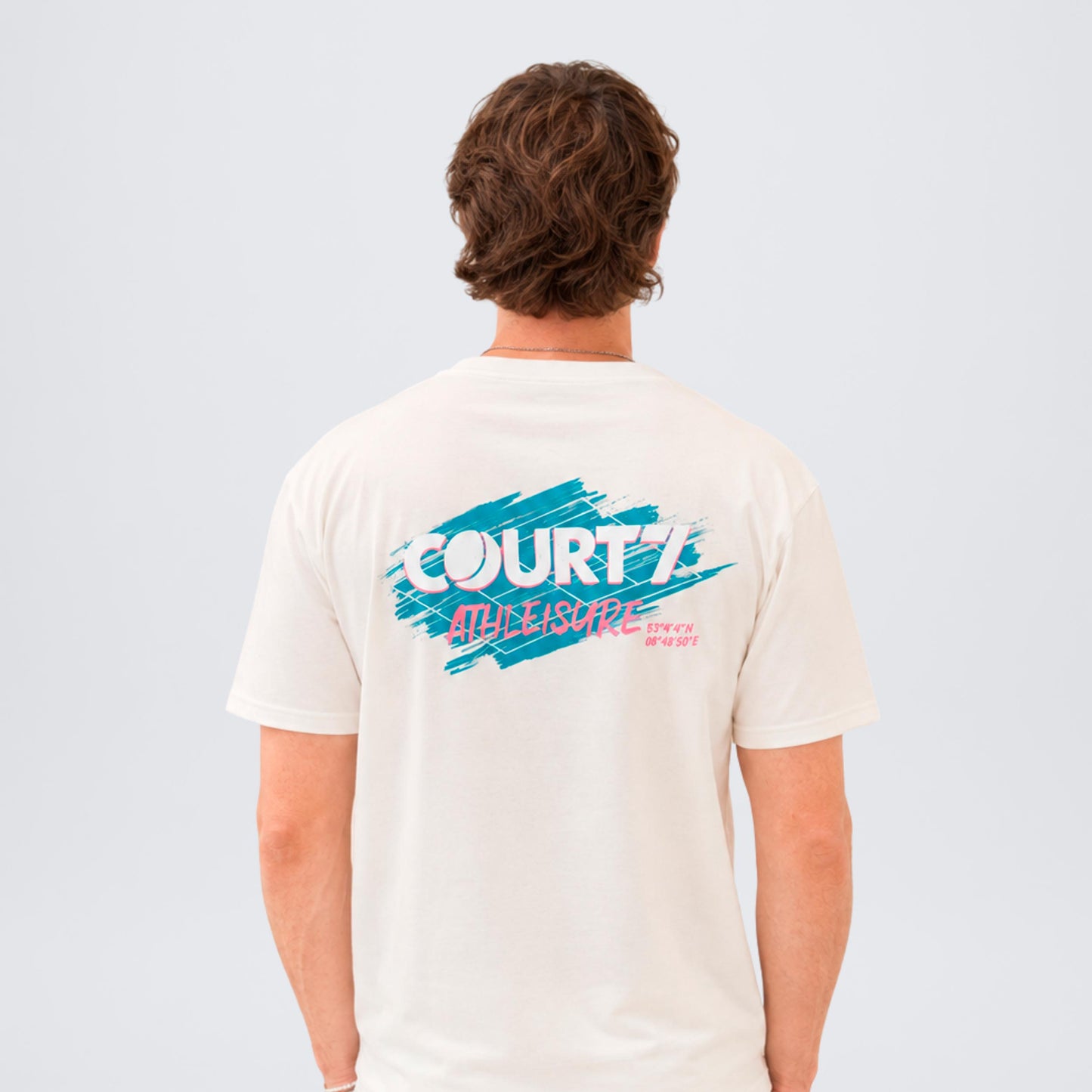 COURT7 AD-IN Koszulka Unisex - biały