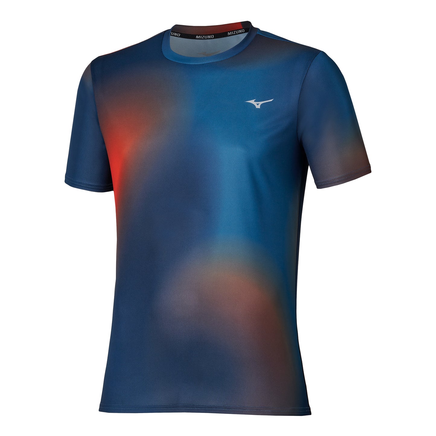 Mizuno Core Graphic Koszulka do biegania Mężczyźni - pomarańczowy, niebieski