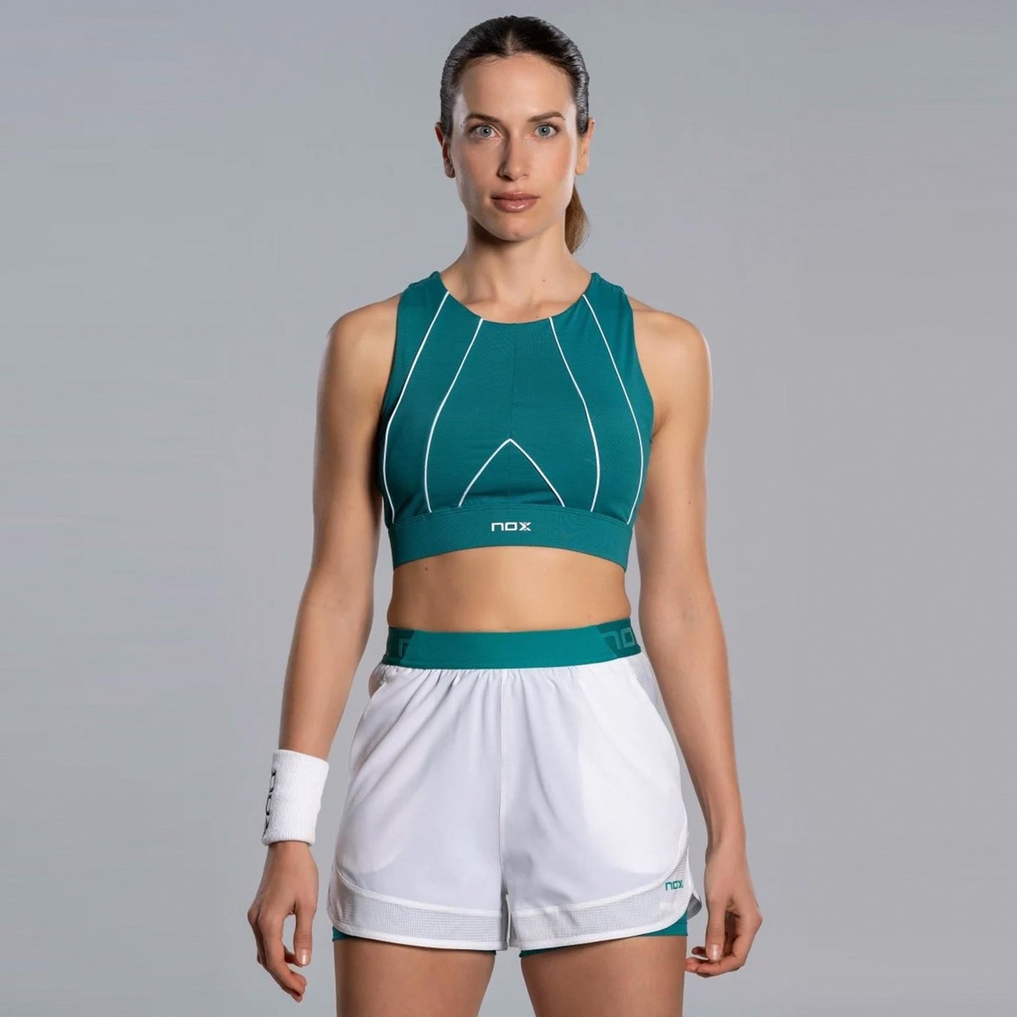 NOX Pro Tank top Kobiety - niebiesko-zielony