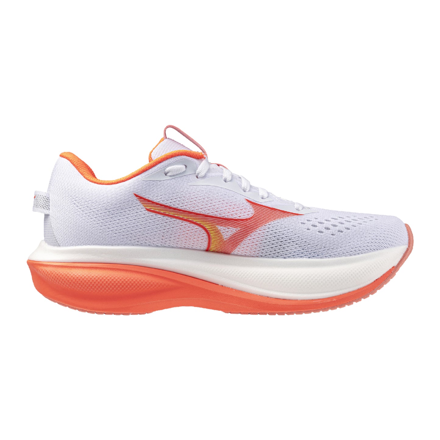 Mizuno Wave Rider 30  But neutralny Kobiety - biały, pomarańczowy