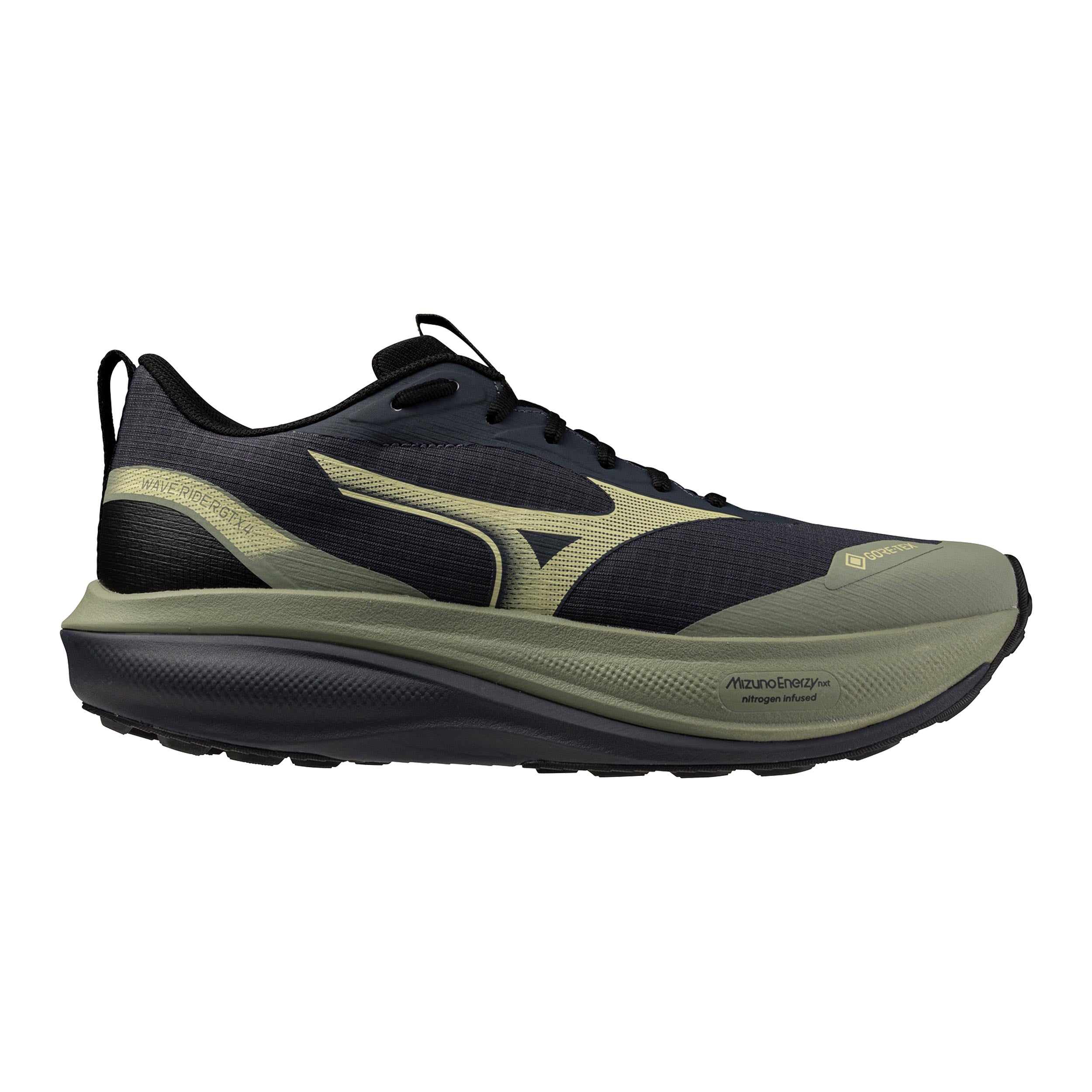 Mizuno Wave Rider GTX 4  But trailowy Mężczyźni - szałwia, ciemnoniebieski