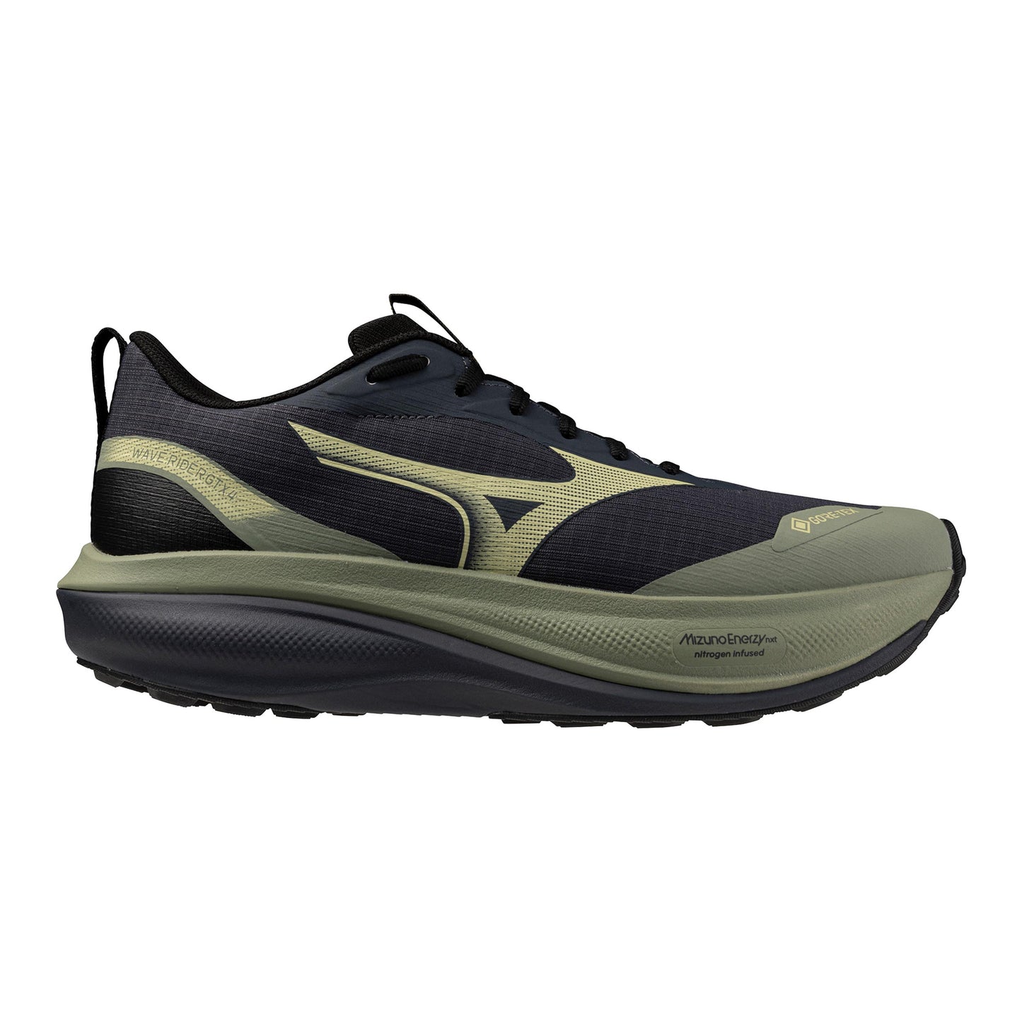 Mizuno Wave Rider GTX 4  But trailowy Mężczyźni - szałwia, ciemnoniebieski