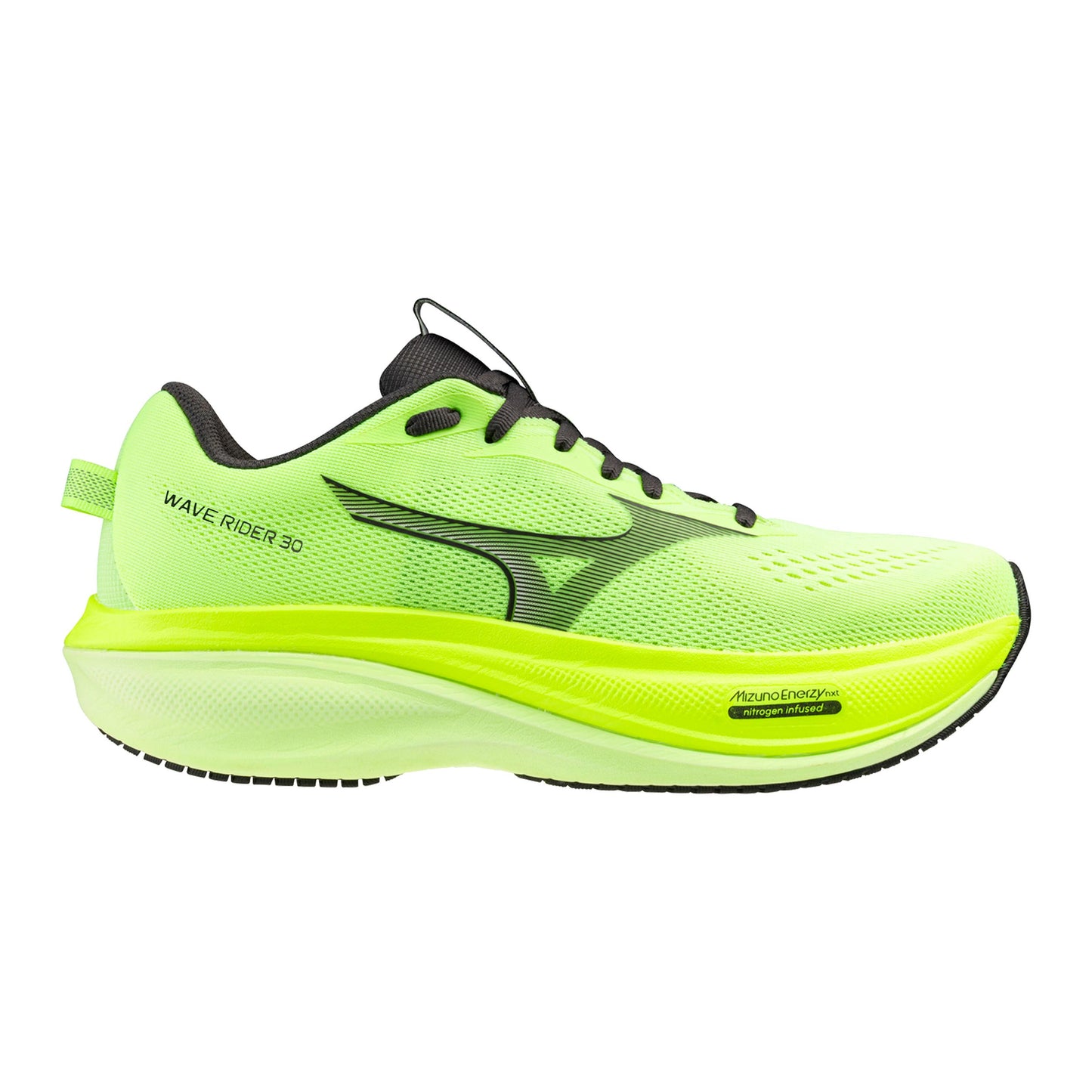 Mizuno Wave Rider 30  But neutralny Mężczyźni - neonowy żółty, czarny