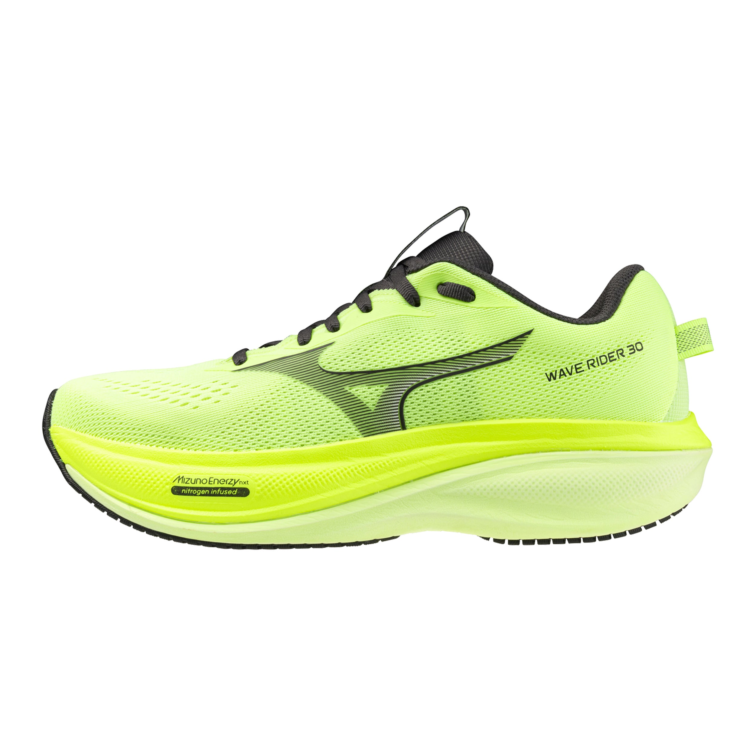 Mizuno Wave Rider 30  But neutralny Mężczyźni - neonowy żółty, czarny