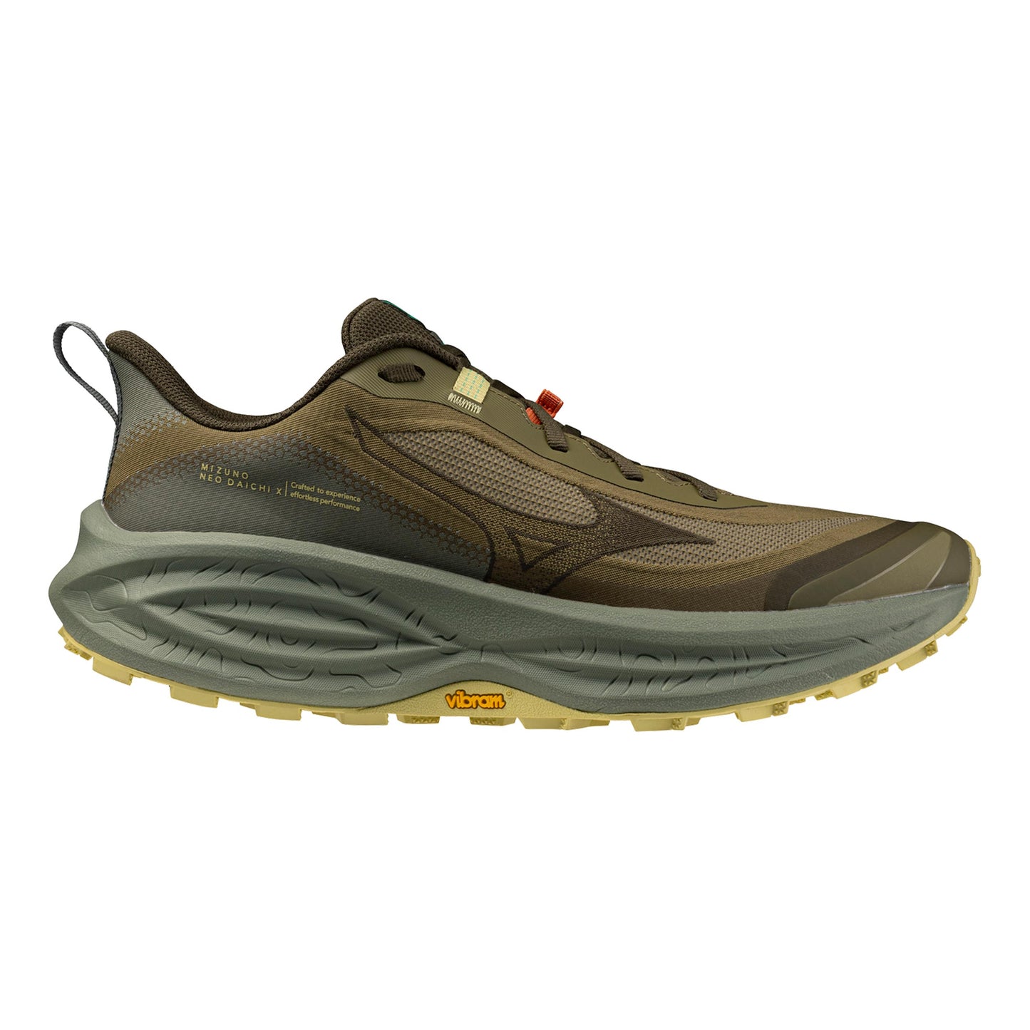 Mizuno Neo Daichi 10  But trailowy Mężczyźni - oliwka, mędrzec