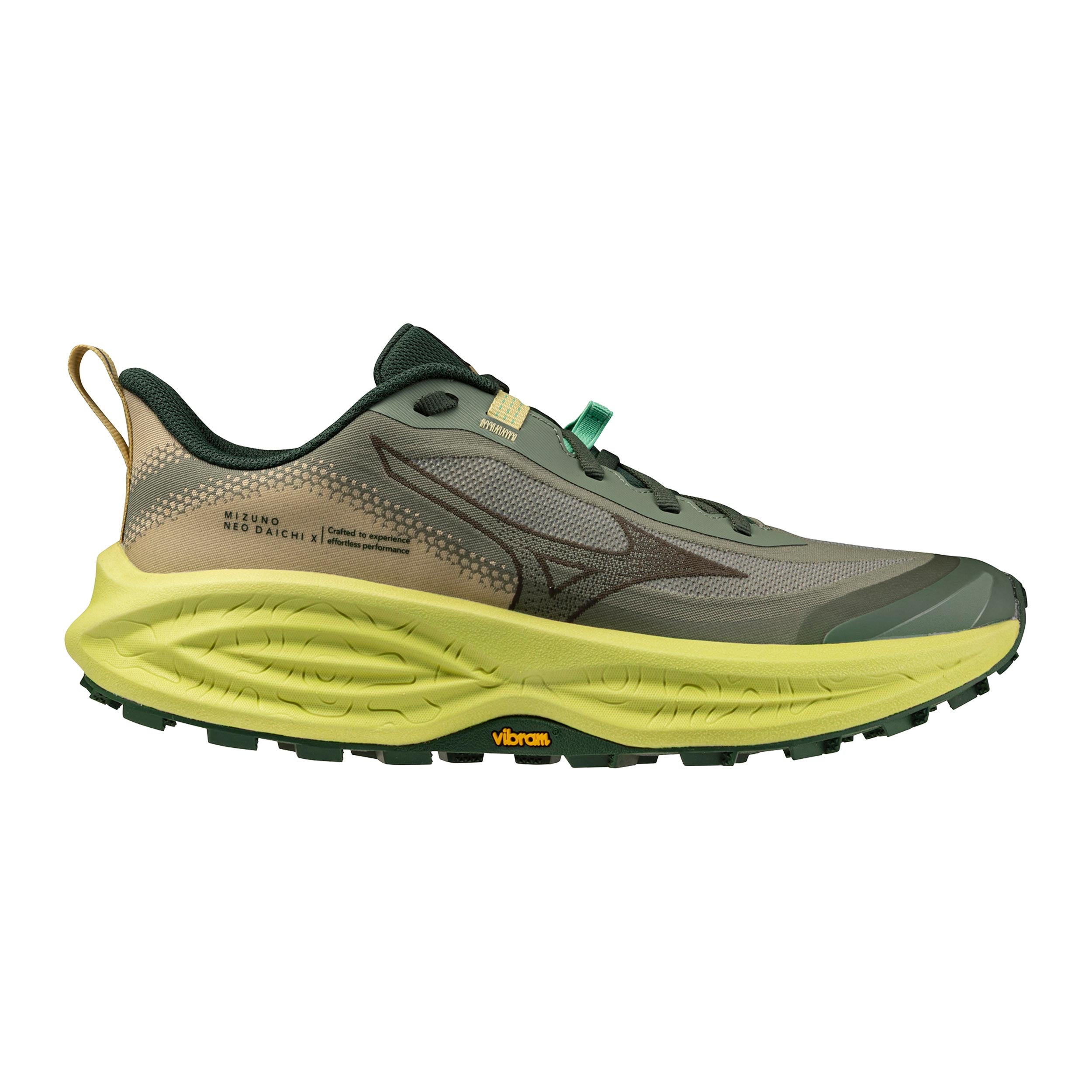 Mizuno Neo Daichi 10  But trailowy Kobiety - oliwka, khaki