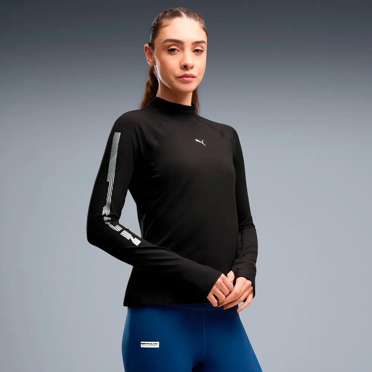 Puma Brightstride Cloudspun  Koszulka do biegania Kobiety - czarny