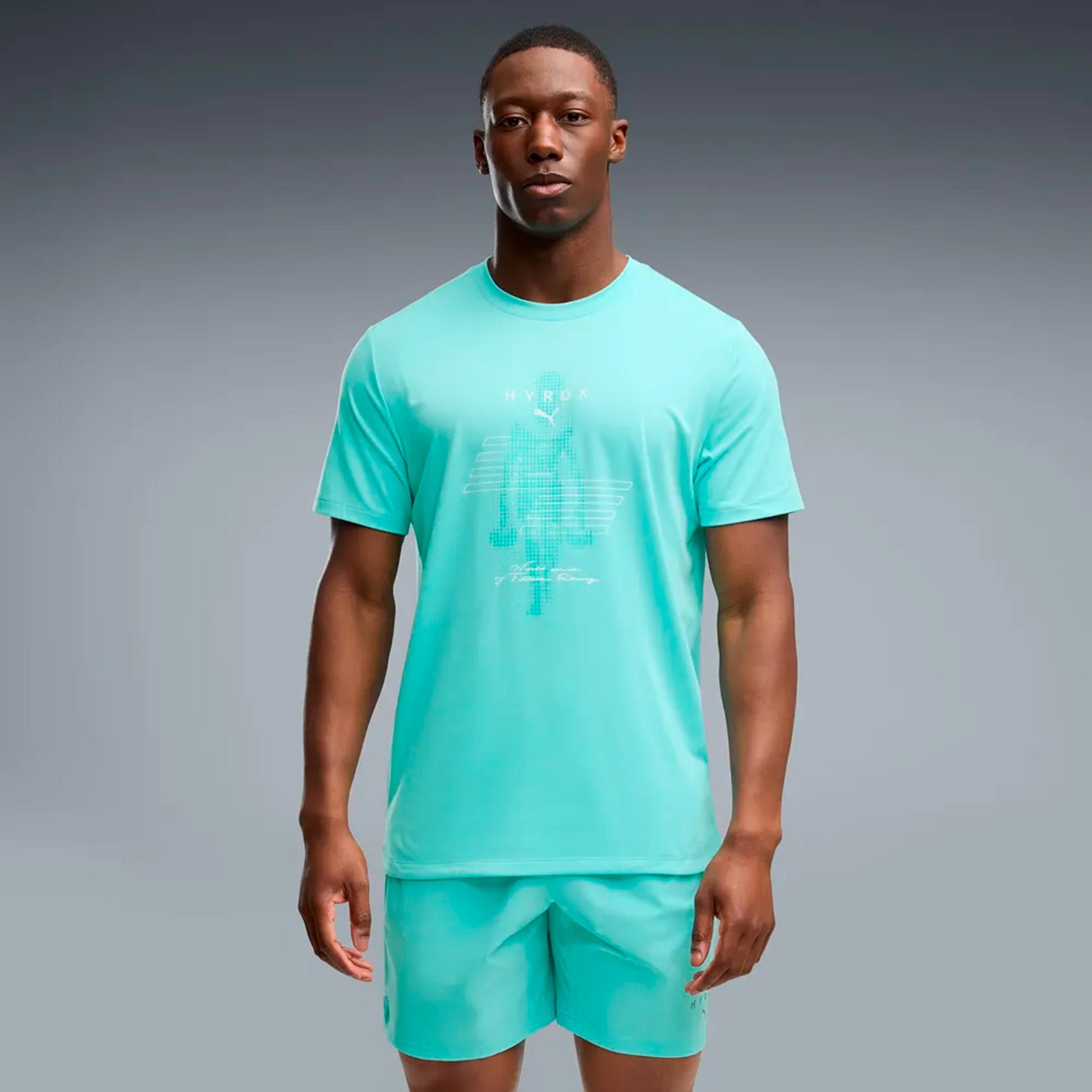 Puma HYROX Cloudspun Thermoadapt  Koszulka do biegania Mężczyźni - miętowy