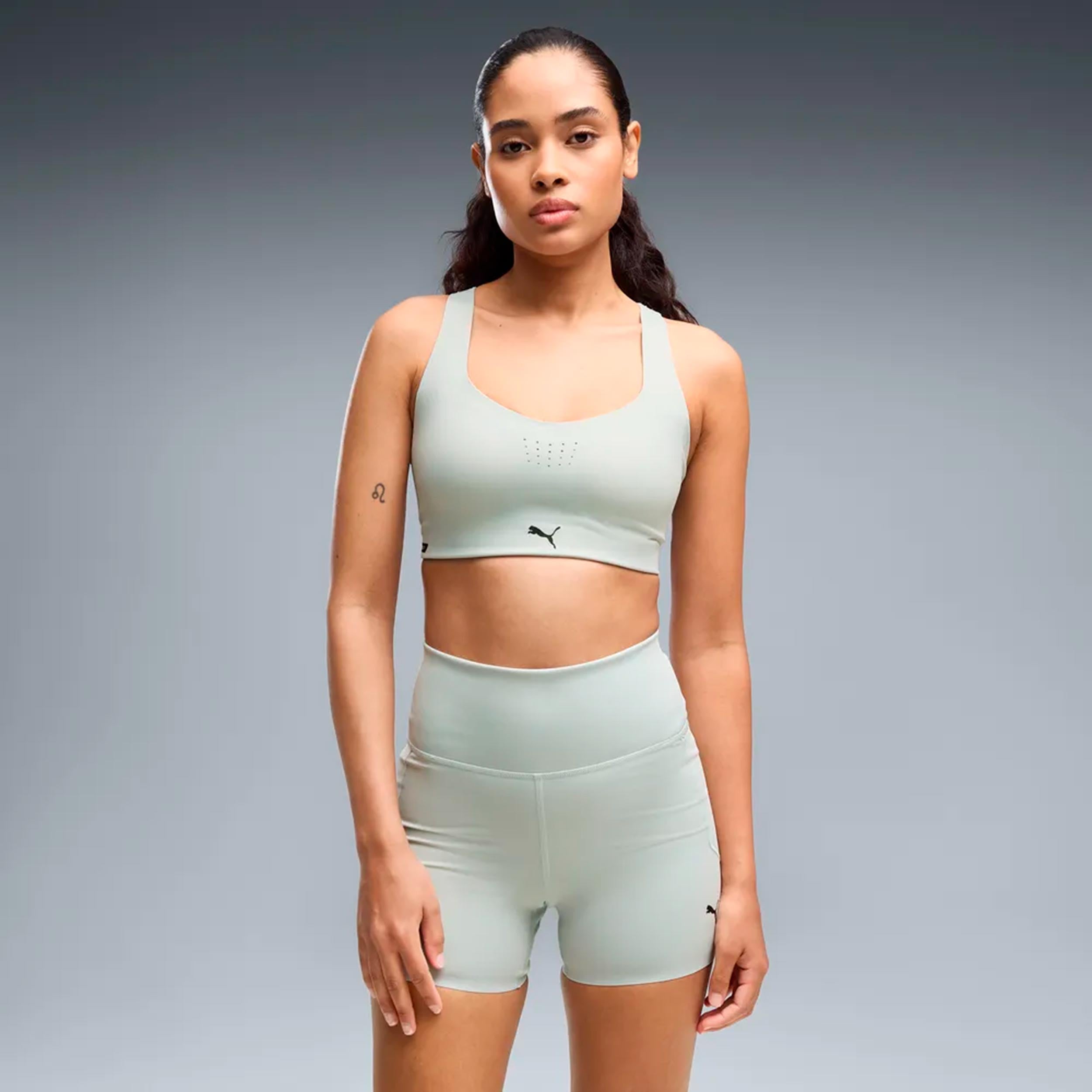 Puma PWRMODE  Stanik sportowy Kobiety - jasnozielony