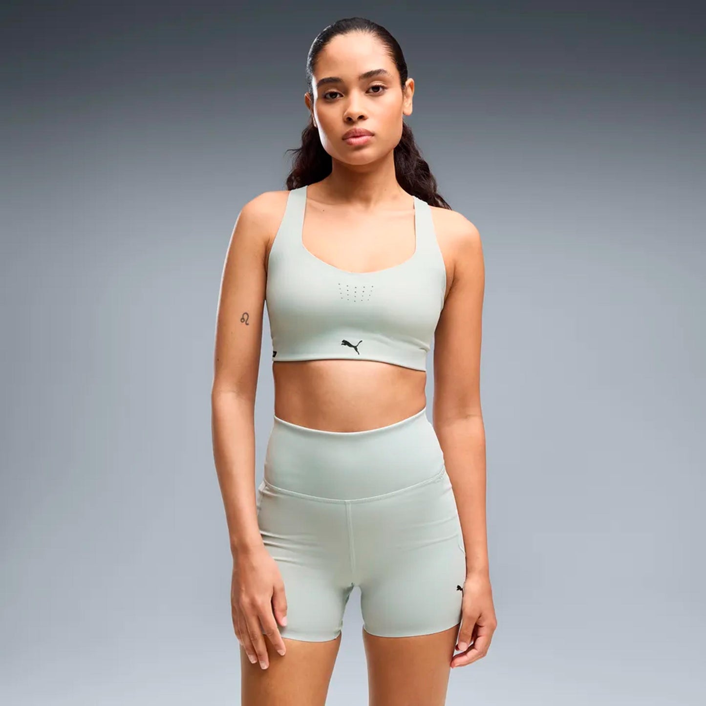 Puma PWRMODE  Stanik sportowy Kobiety - jasnozielony