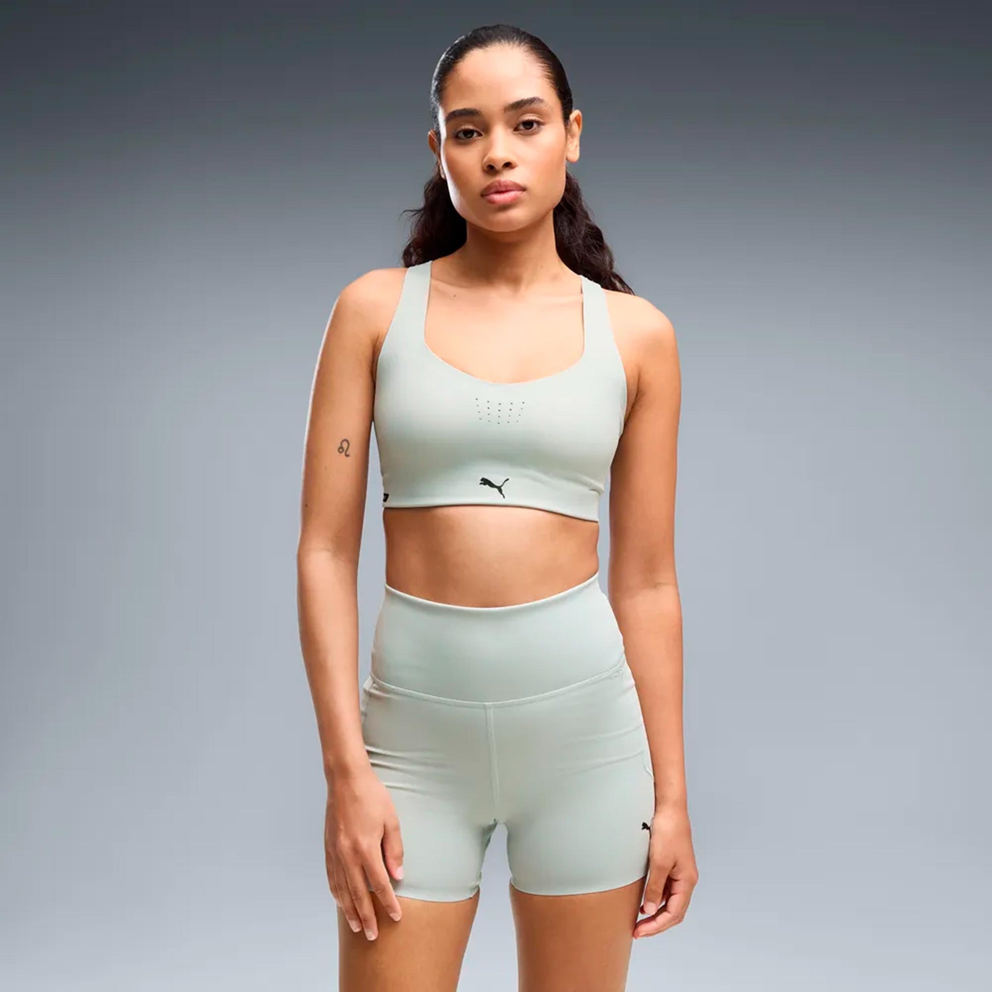 Puma PWRMODE  Stanik sportowy Kobiety - jasnozielony