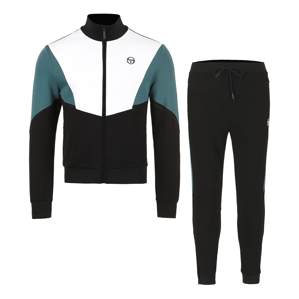 Sergio Tacchini Orizzonte Dres Mężczyźni - czarny, biały
