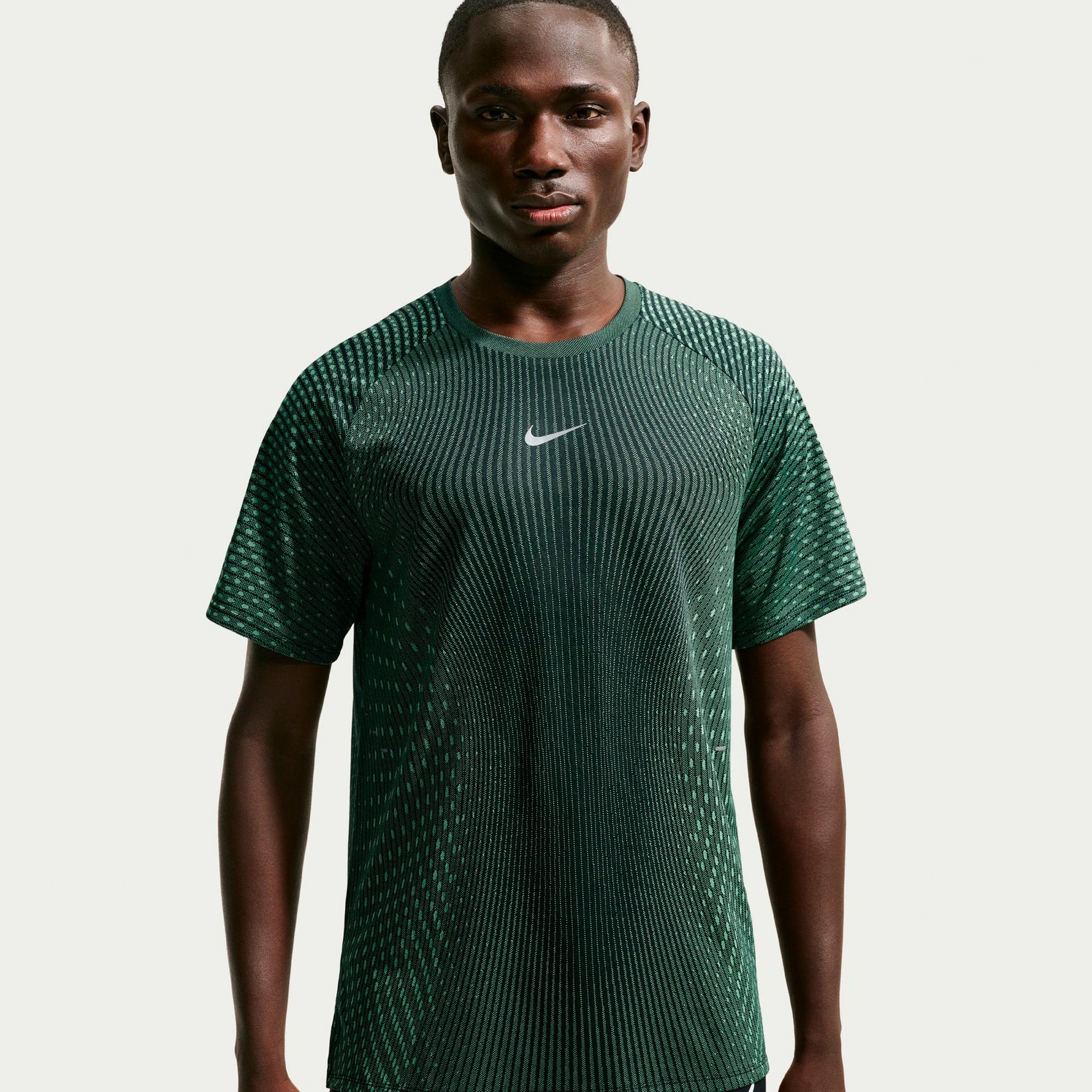 Nike Stride  Koszulka do biegania Mężczyźni - oliwka, czarny