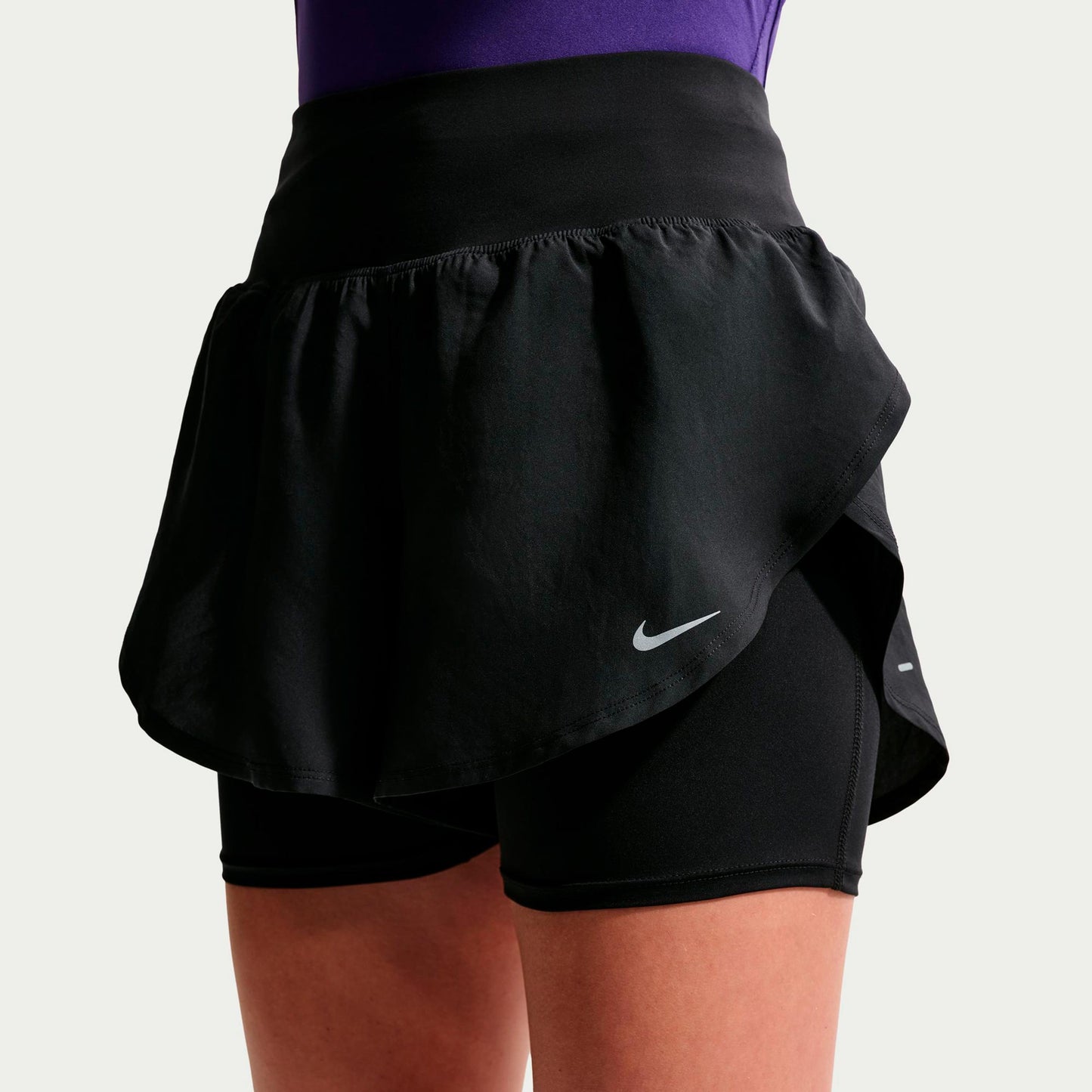 Nike Flow 2in1  Spodenki do biegania Kobiety - czarny, czarny