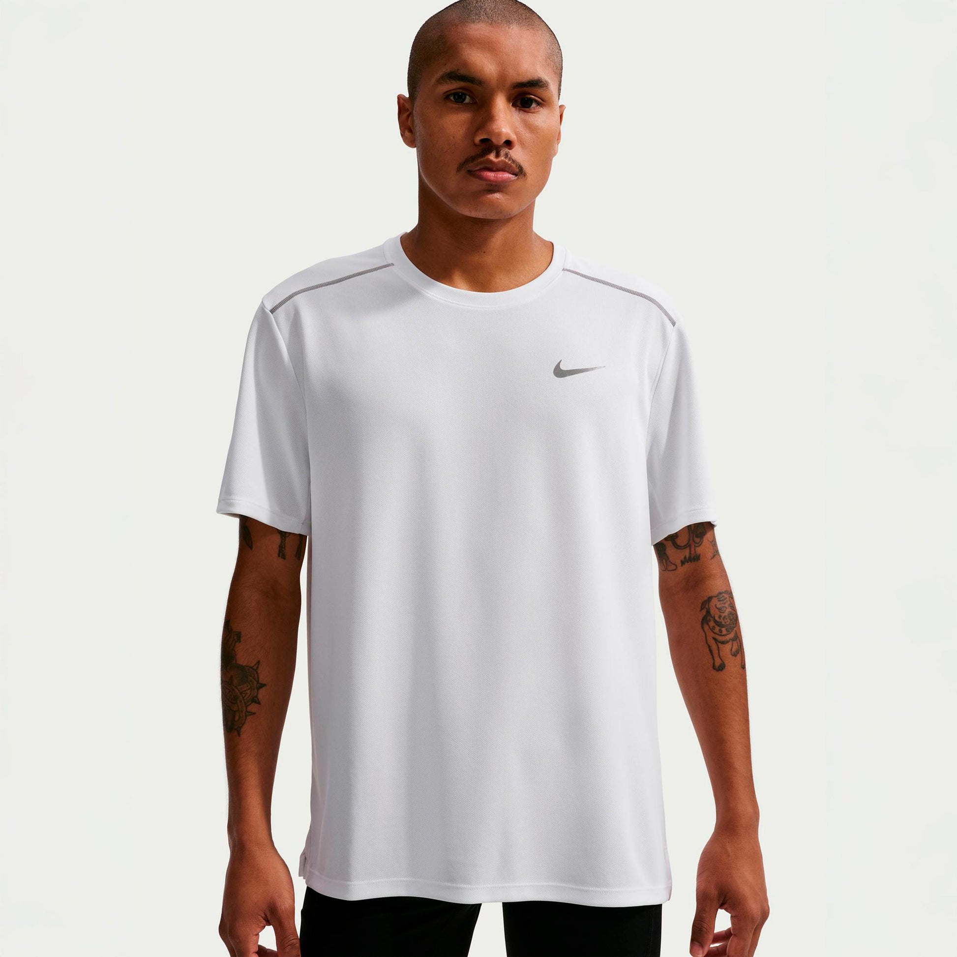 Nike Miler  Koszulka do biegania Mężczyźni - biały, srebrny
