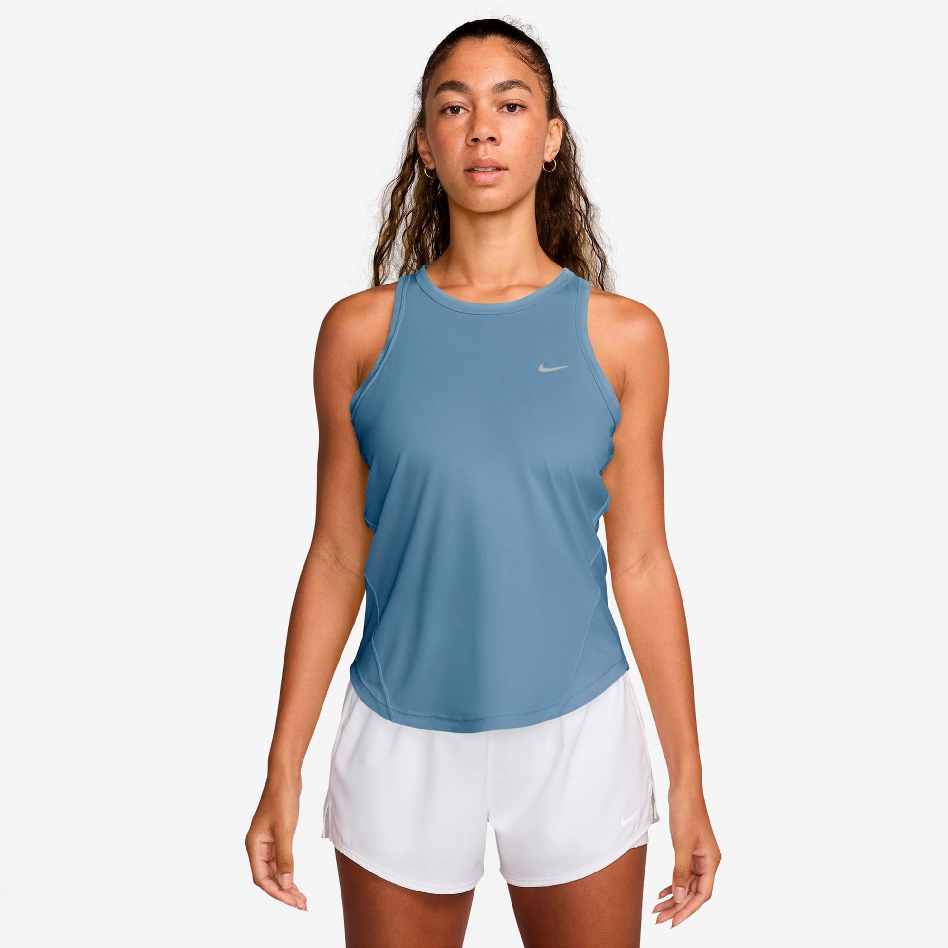 Nike Tempo  Koszulka do biegania Kobiety - niebieski, srebrny