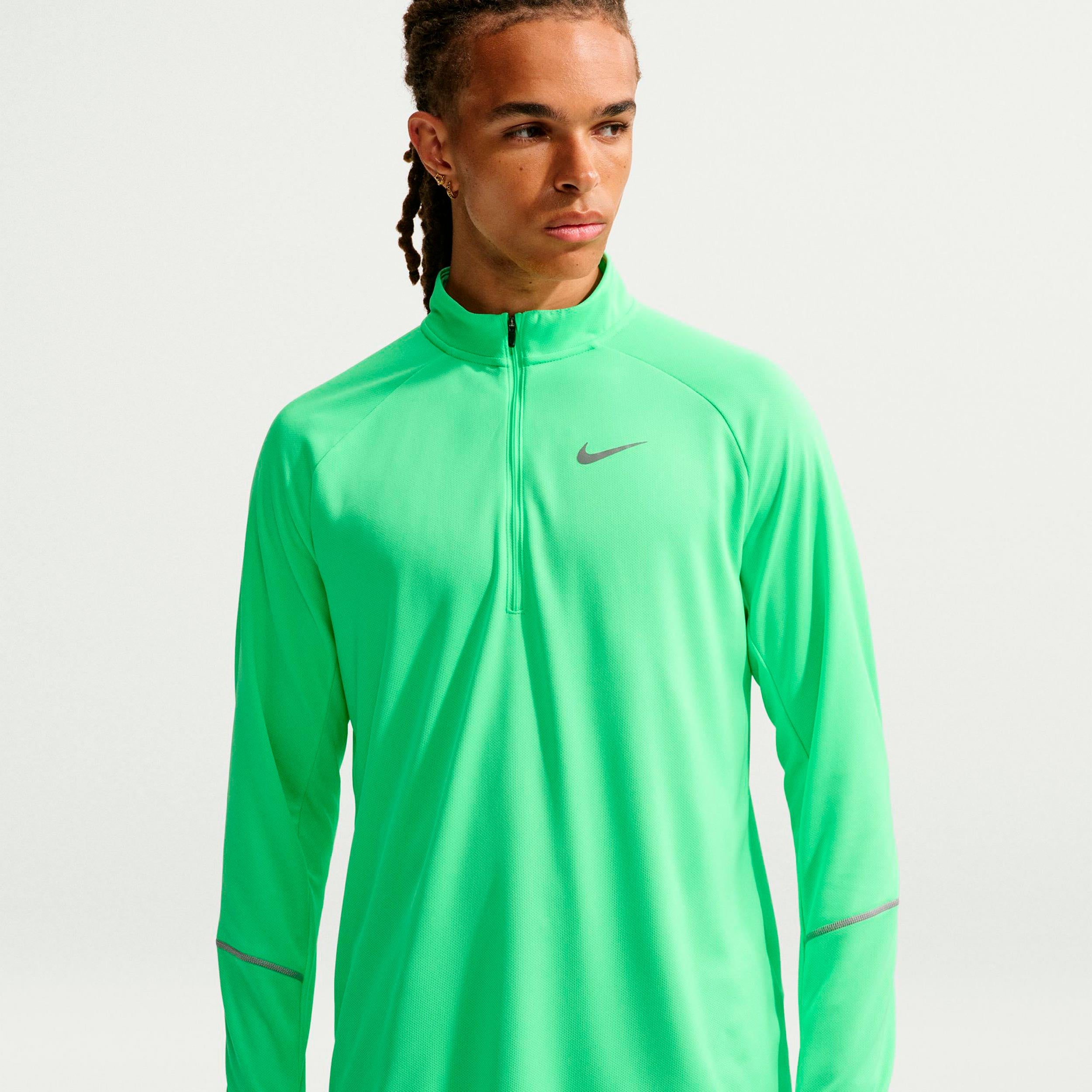 Nike Miler  Koszulka do biegania Mężczyźni - zieleń, srebrny