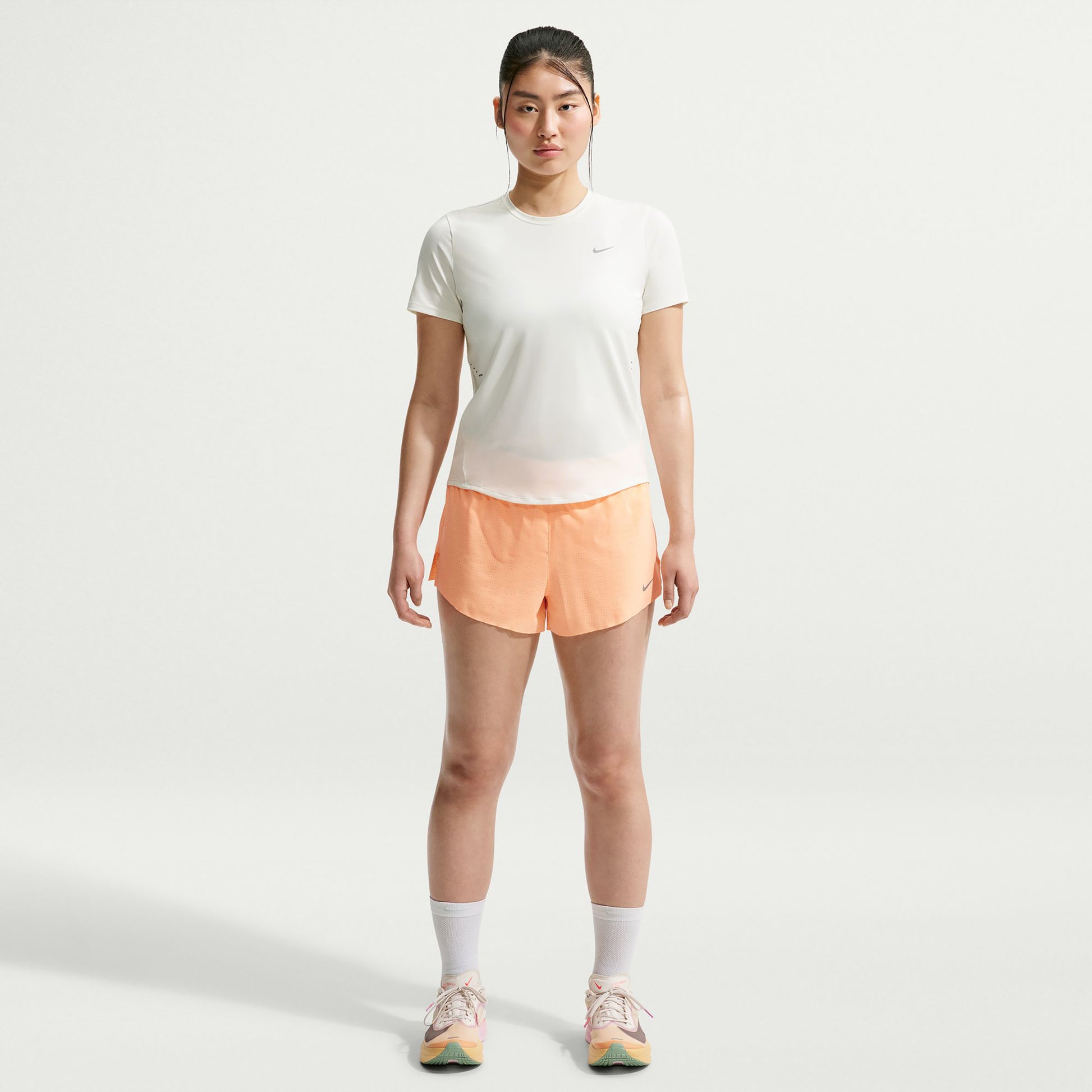 Nike Swift  Koszulka do biegania Kobiety - biały, srebrny
