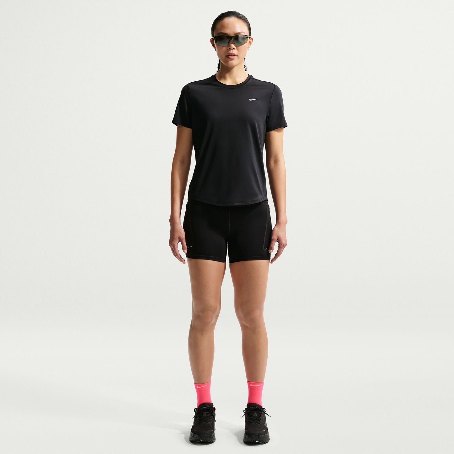 Nike Swift  Koszulka do biegania Kobiety - czarny, srebrny