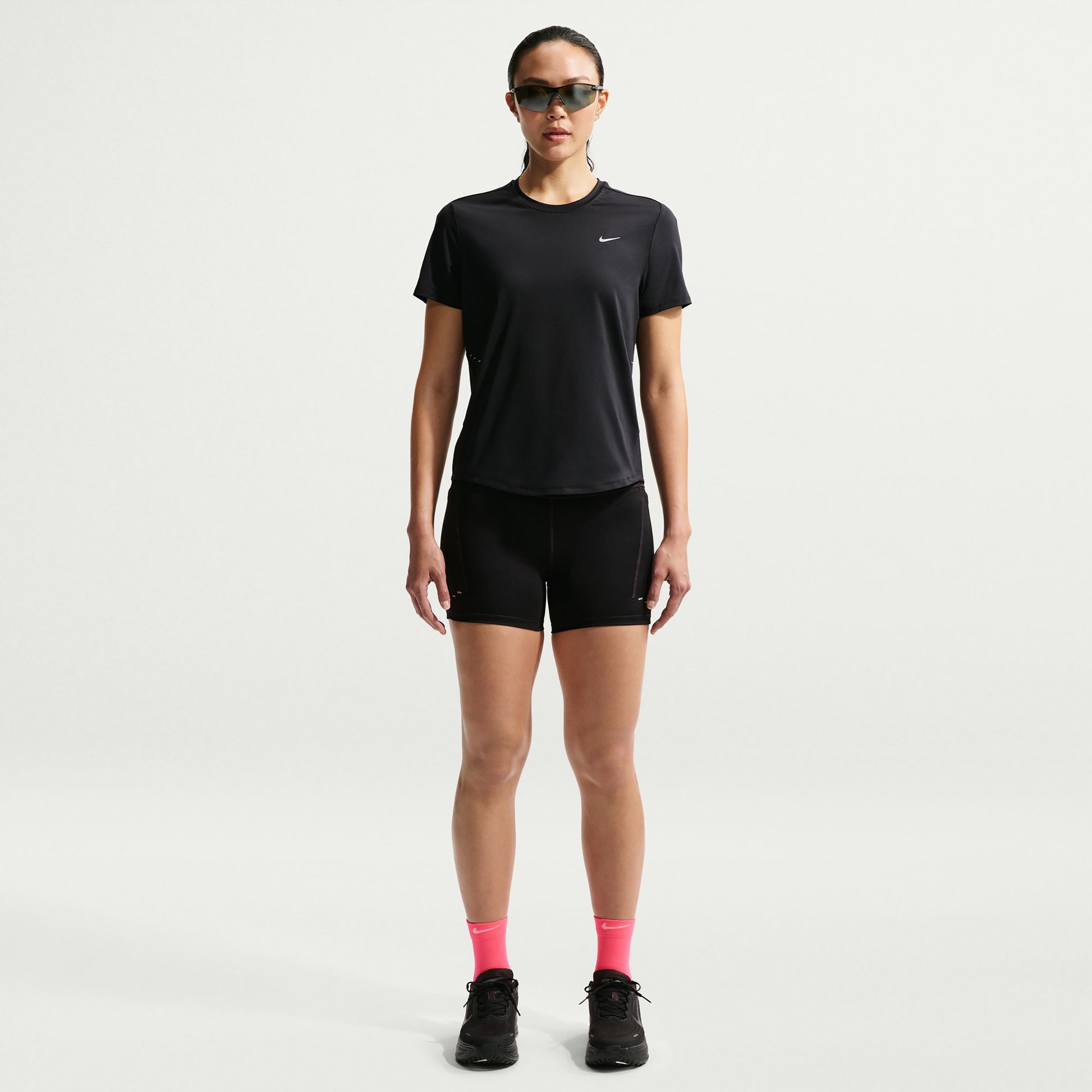 Nike Swift  Koszulka do biegania Kobiety - czarny, srebrny