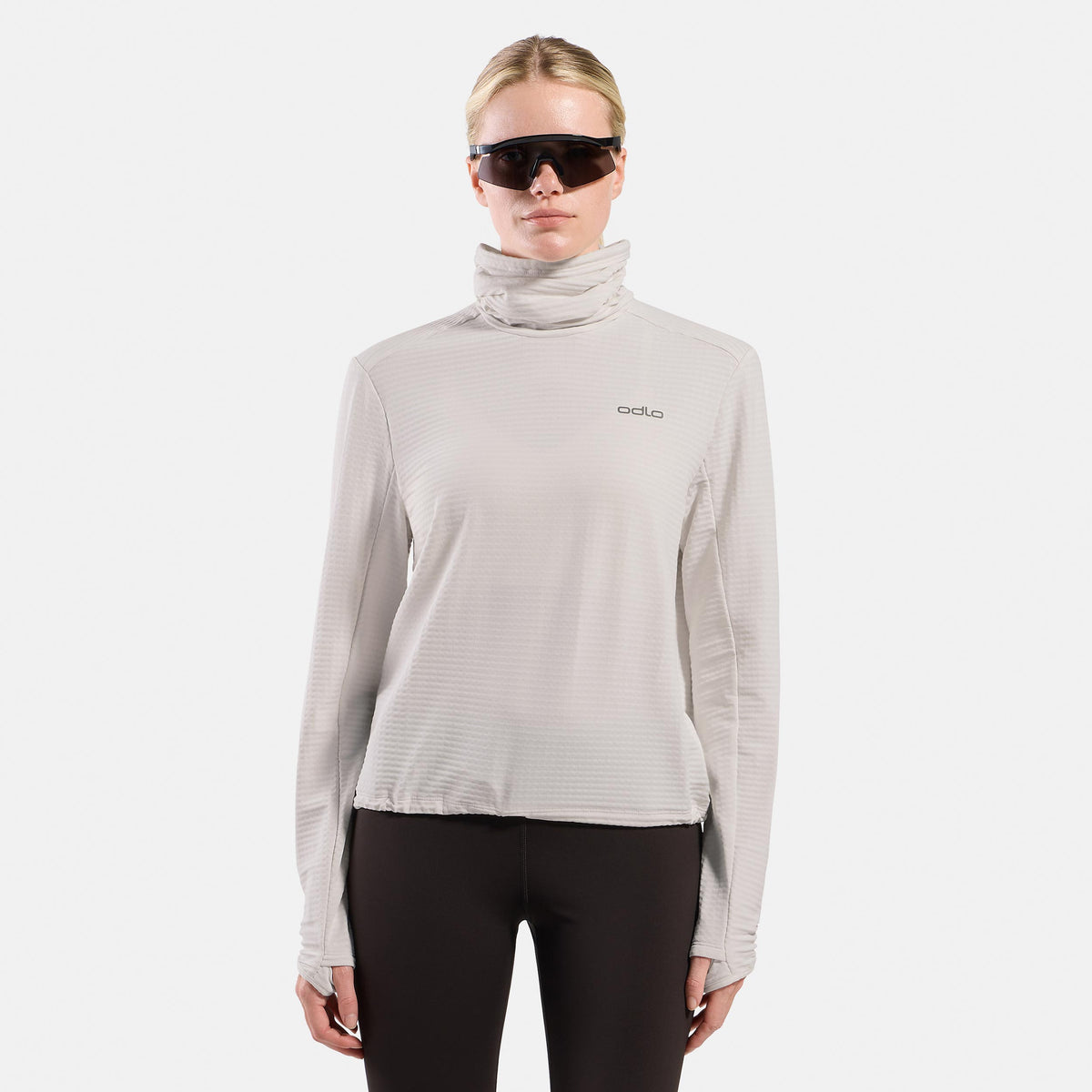 Odlo Essential Thermal Midlayer  Koszulka do biegania Kobiety - krem