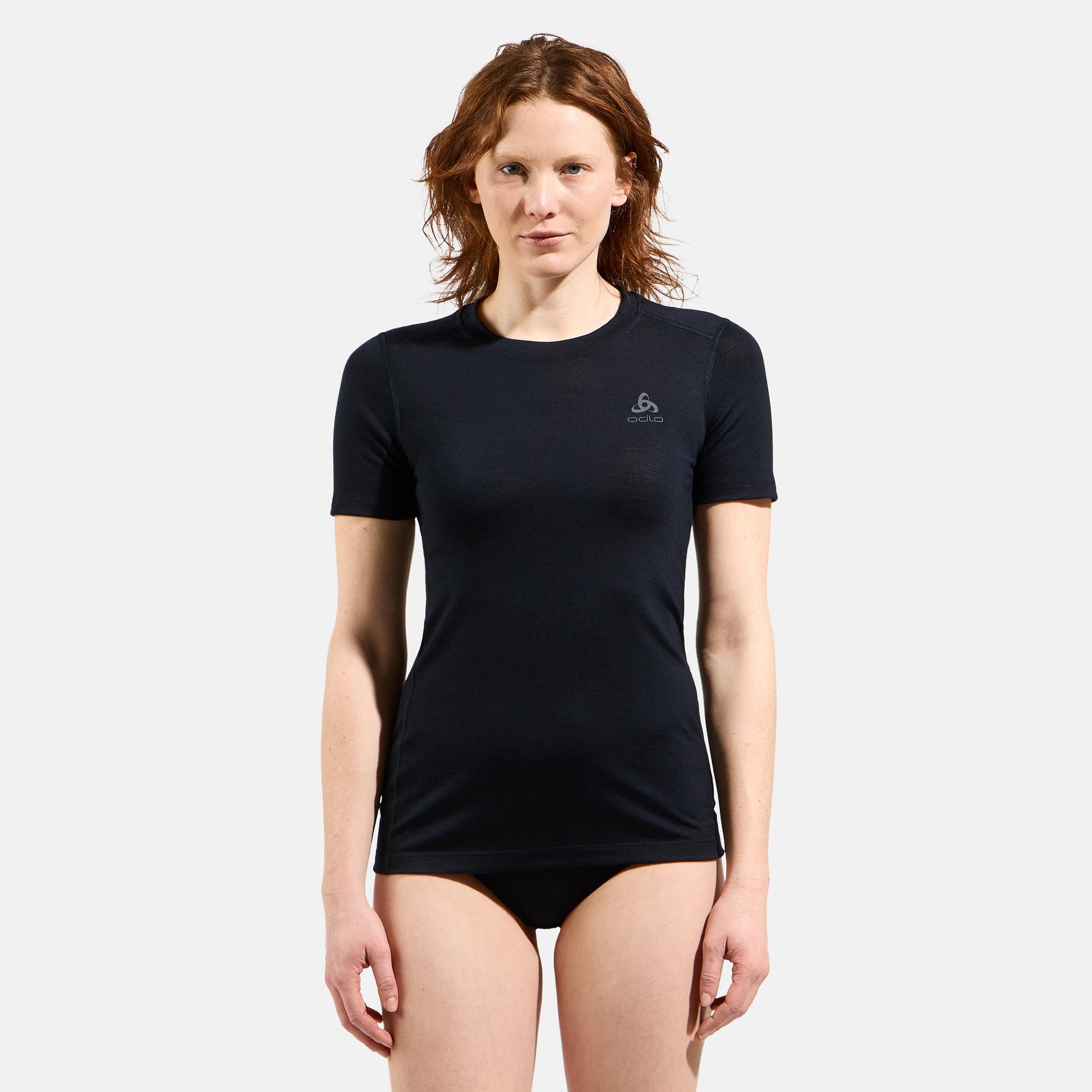Odlo Merino 160 Baselayer Crew  Koszulka do biegania Kobiety - czarny