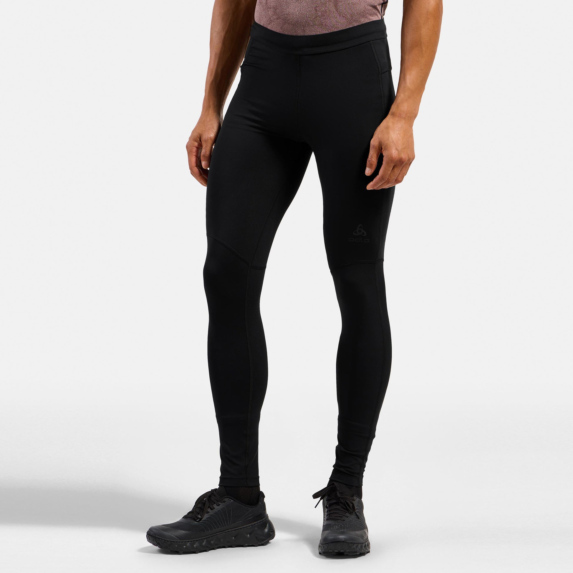 Odlo Zeroweight  Getry do biegania Mężczyźni - czarny, czarny