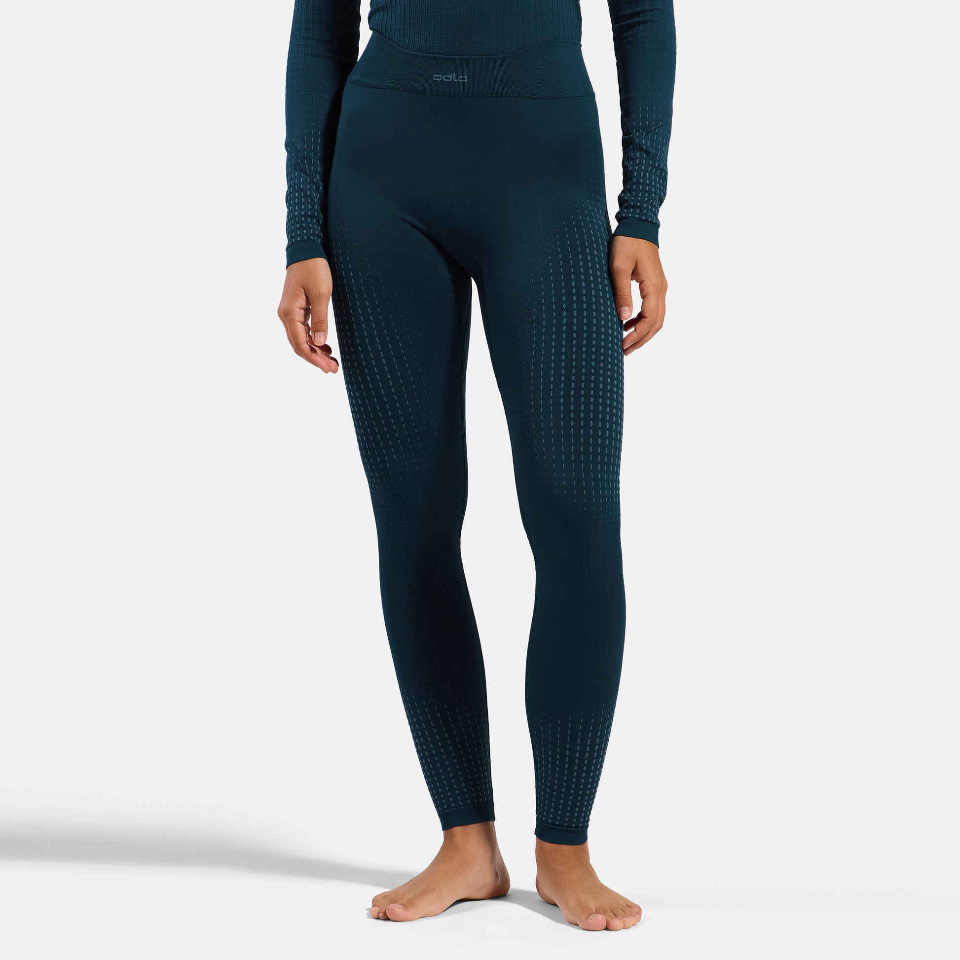 Odlo Performance Warm  Bokserki sportowe Kobiety - petrolowy